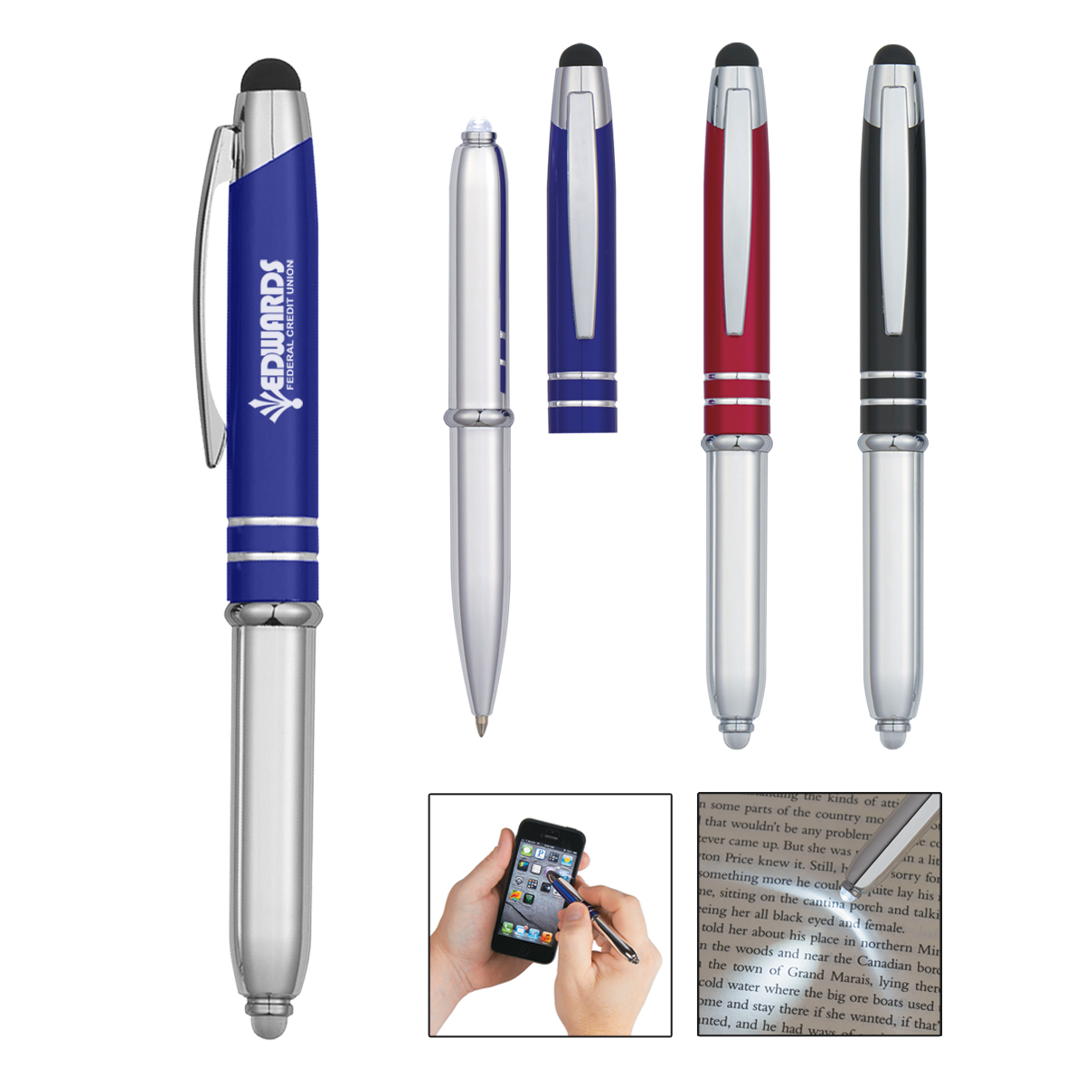 Ballpoint Stylus Pen With Light 5