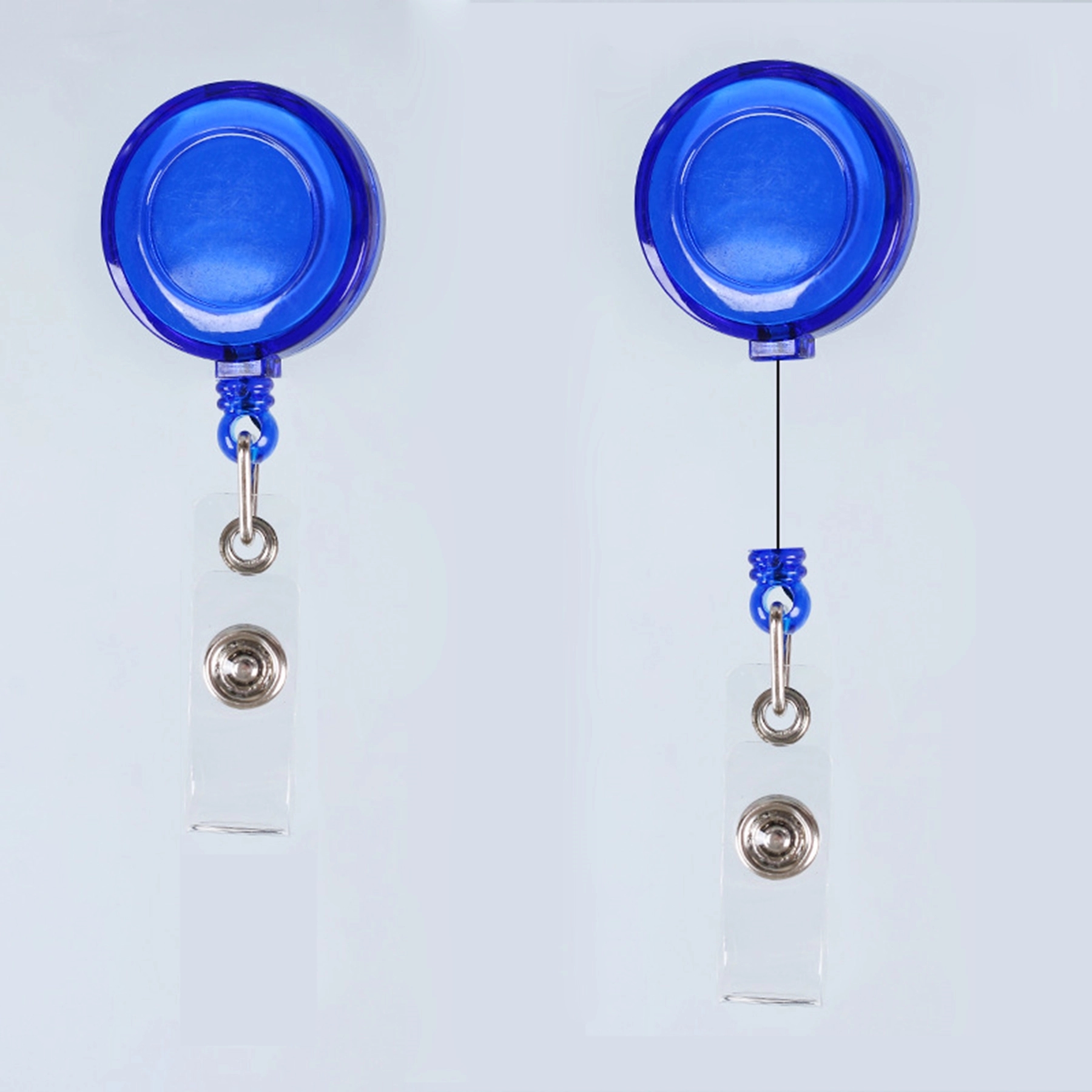 Retractable Badge Holder with Belt Clip Key Ring 5