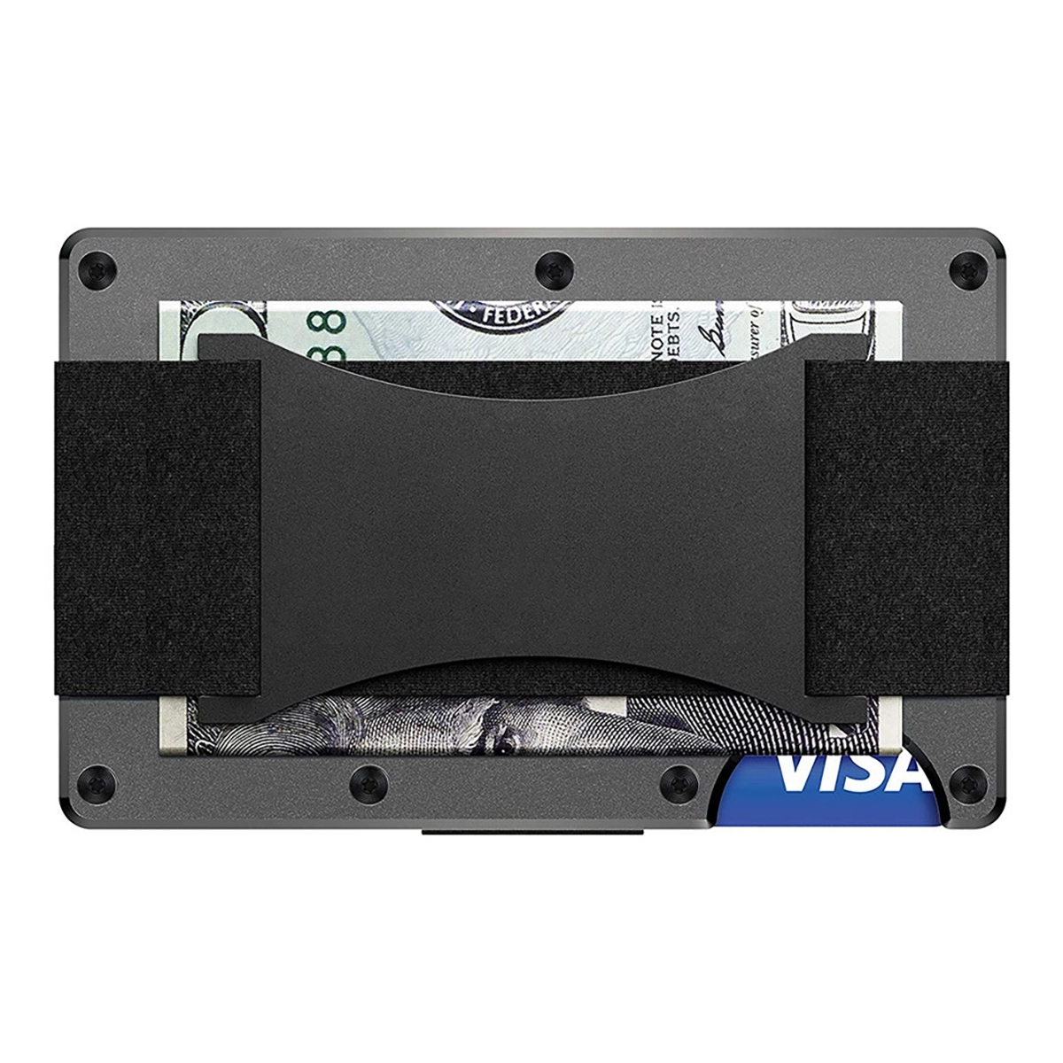 Aluminum Metal Small Mens Wallets With Cash 6