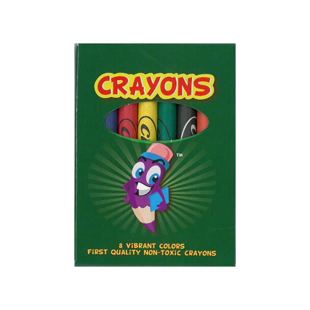 Crayons - 8 Count Assorted Colors 2
