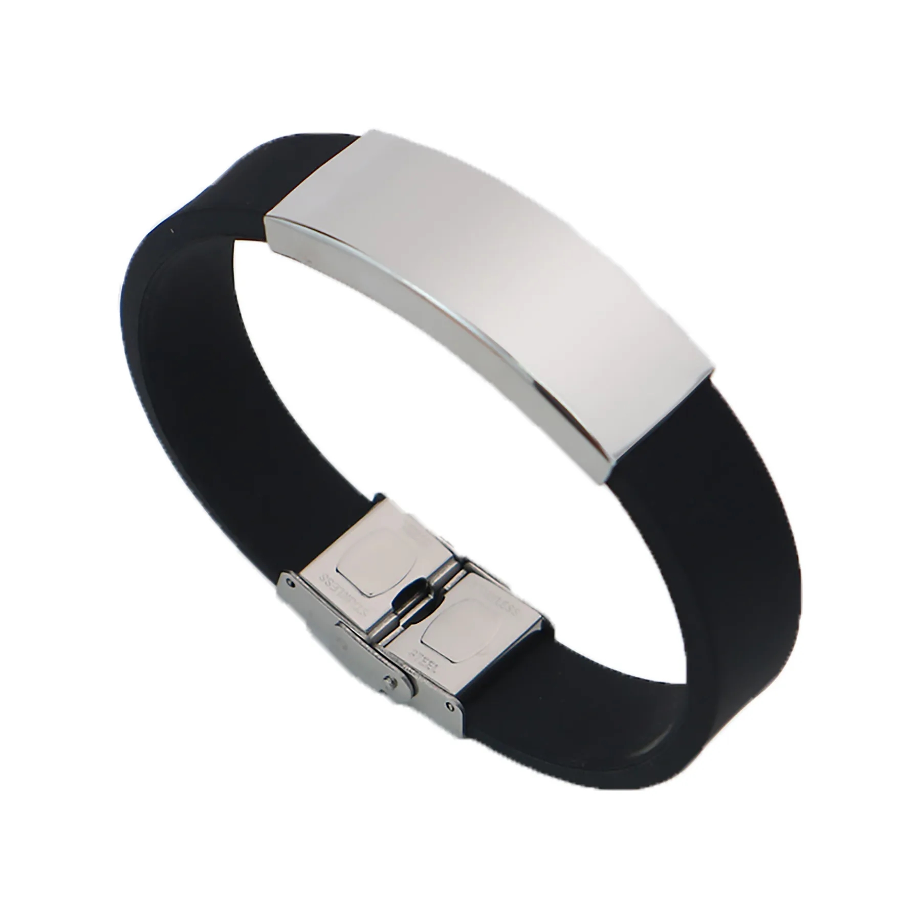 Stainless Steel Personalized Engraved Bracelet 9