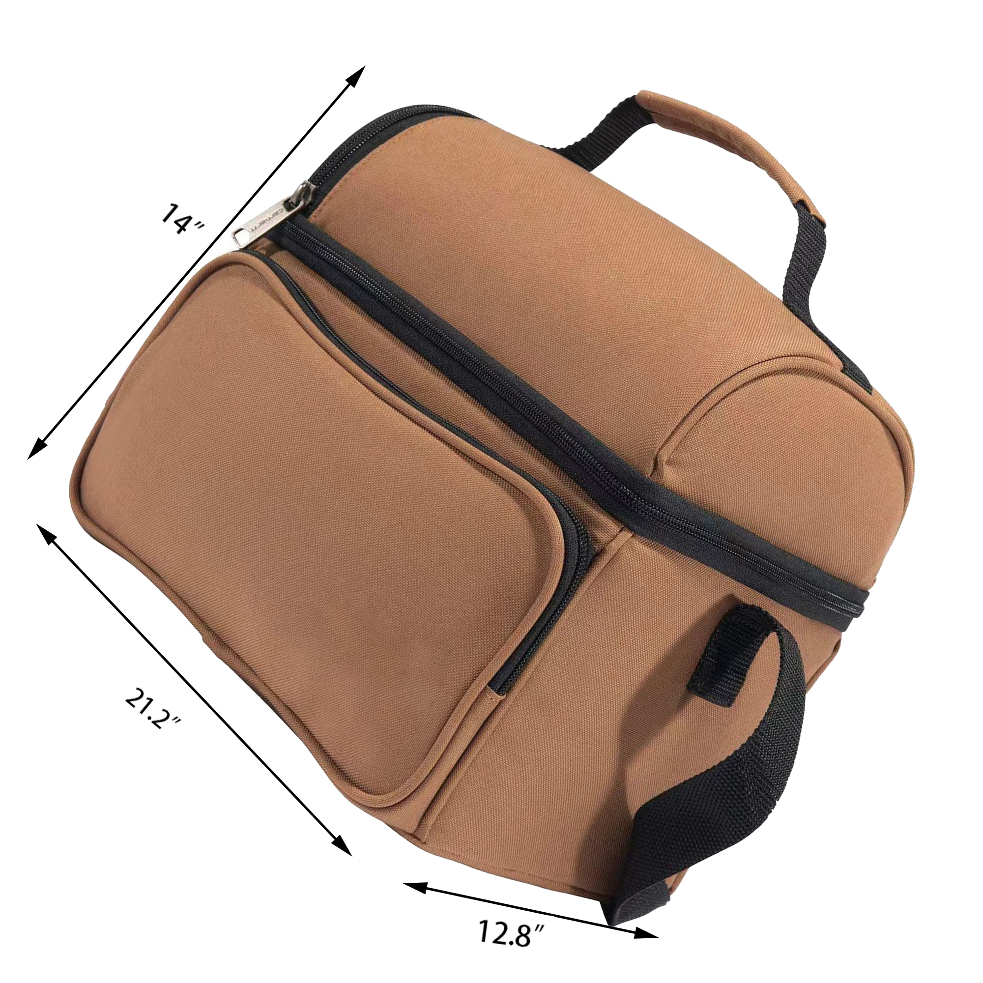 Deluxe Dual Compartment Insulated Lunch Cooler Bag 3