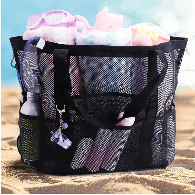 Shoulder Beach Mesh Tote Bag 2