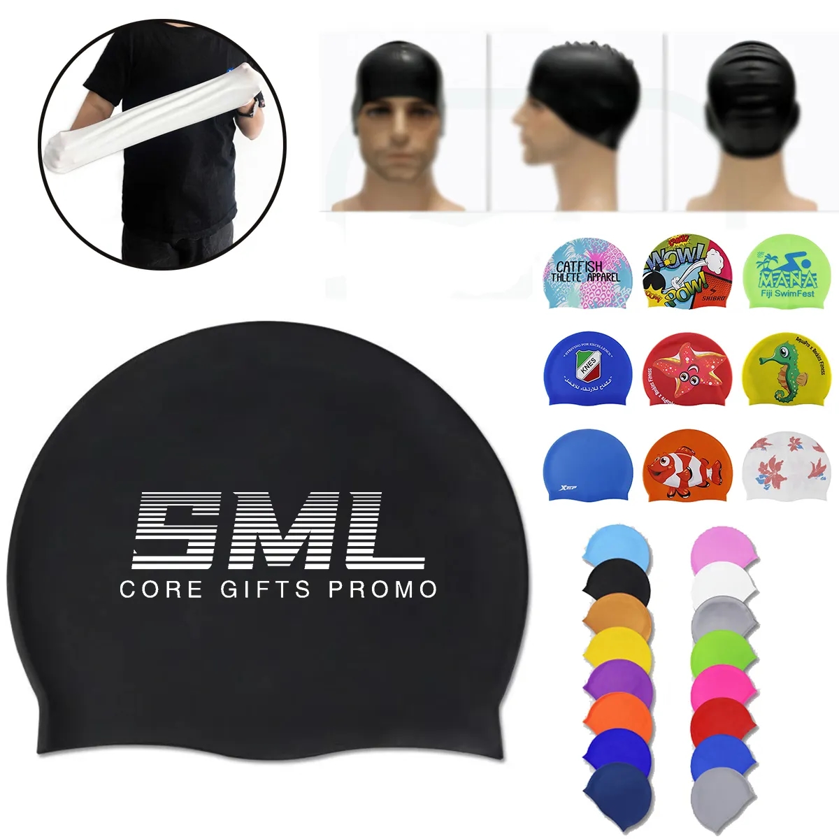 Unisex-Adult Swim Cap 3