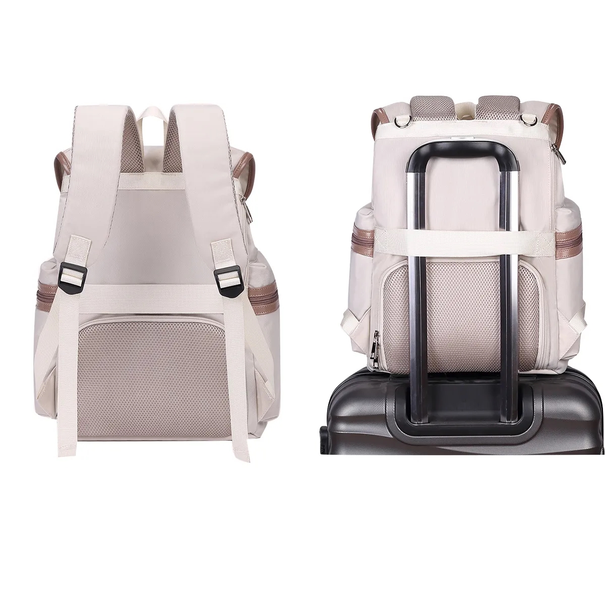 Diaper Backpack Purse Bags with Heating Cup Sleeve 3