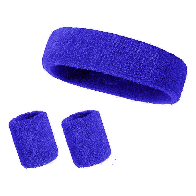 3 Pieces Sweatband Set Sports Headband Wristband Set 13
