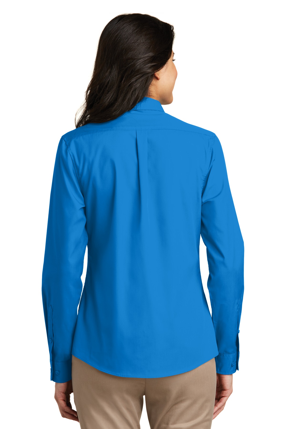 Port Authority Women's Long Sleeve Carefree Poplin Shirt. LW100 71