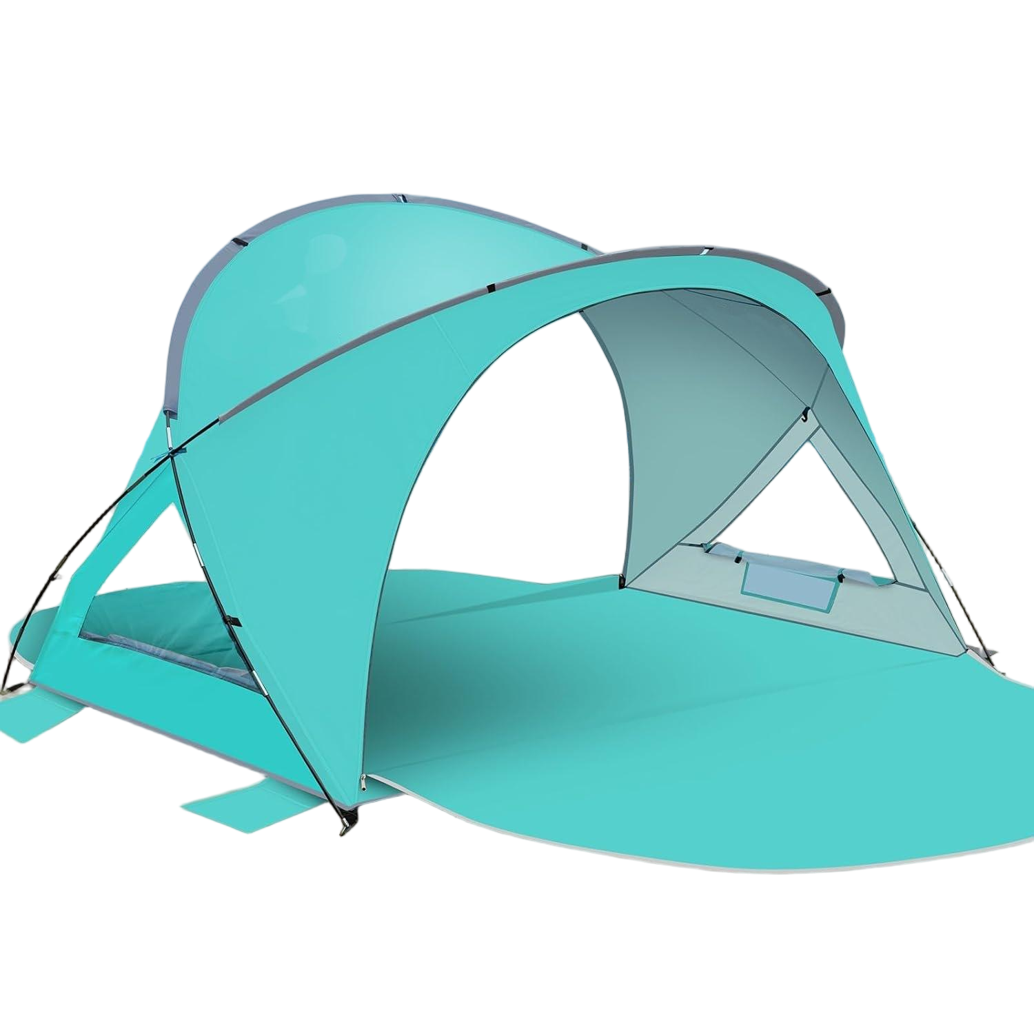 Dual Zipper Doors UV Protection Beach Tent 8