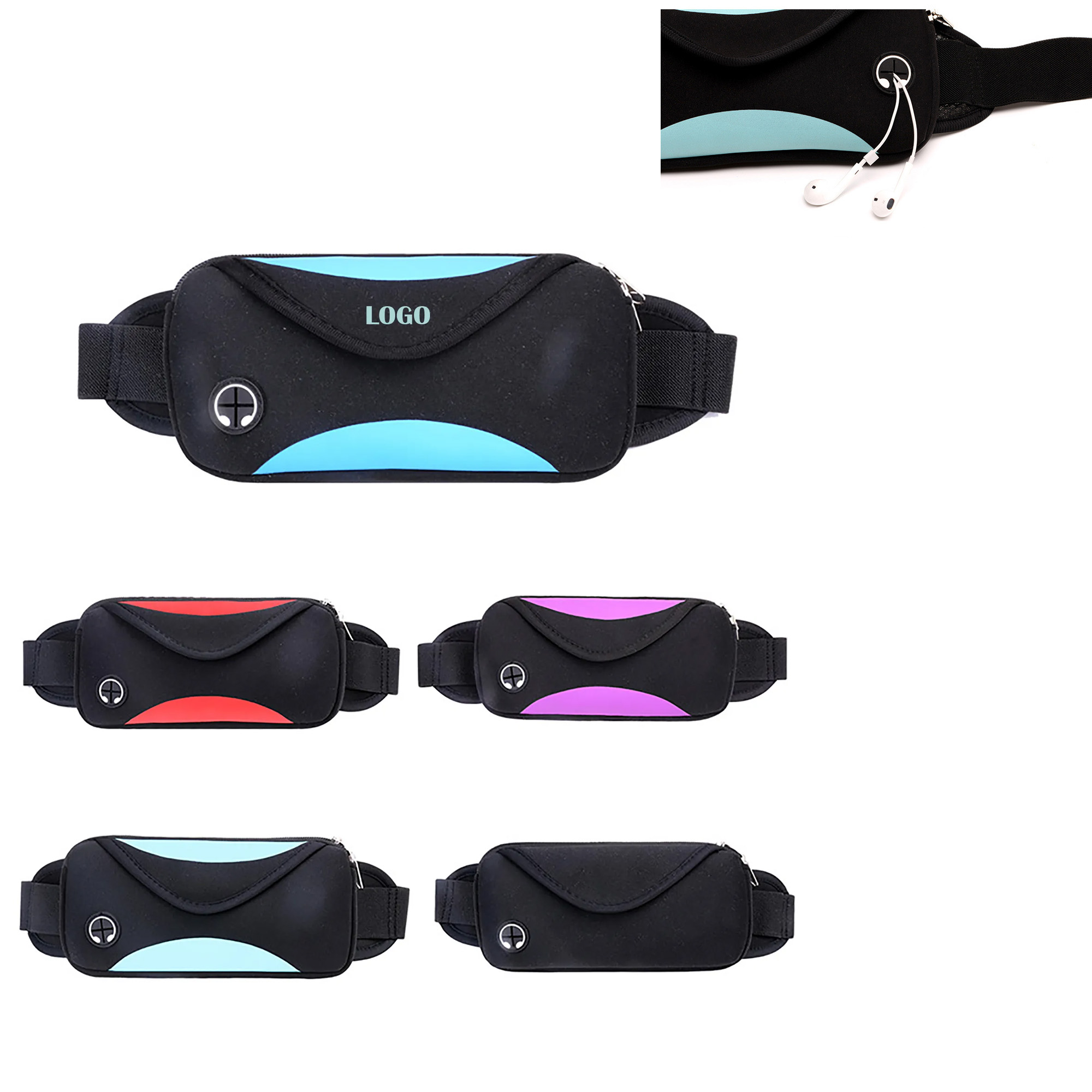 Waterproof Running Belt Fanny Pack 1