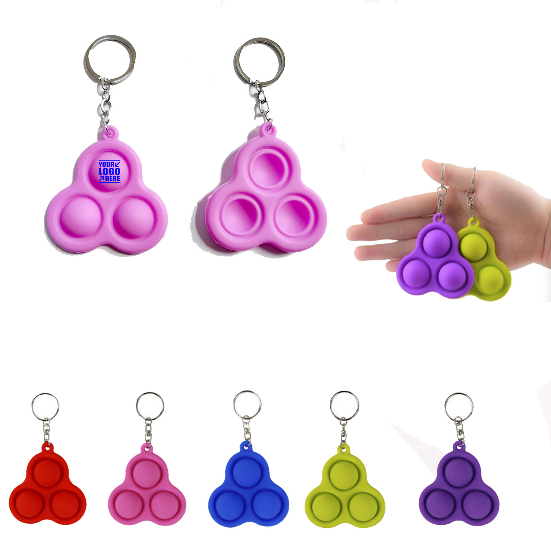 Handheld Mini Compression Toy Keychain 2