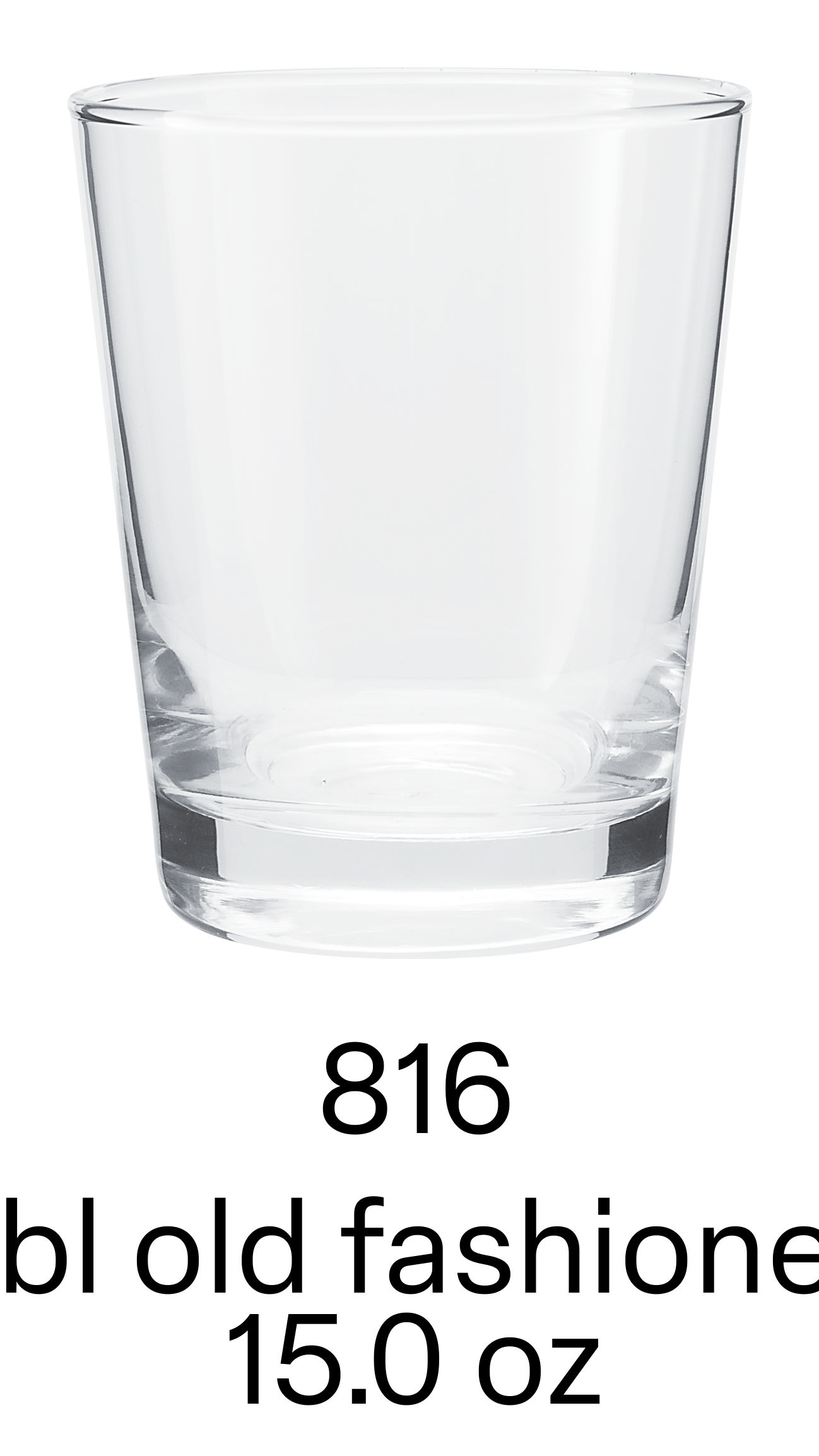 15 oz double old fashioned