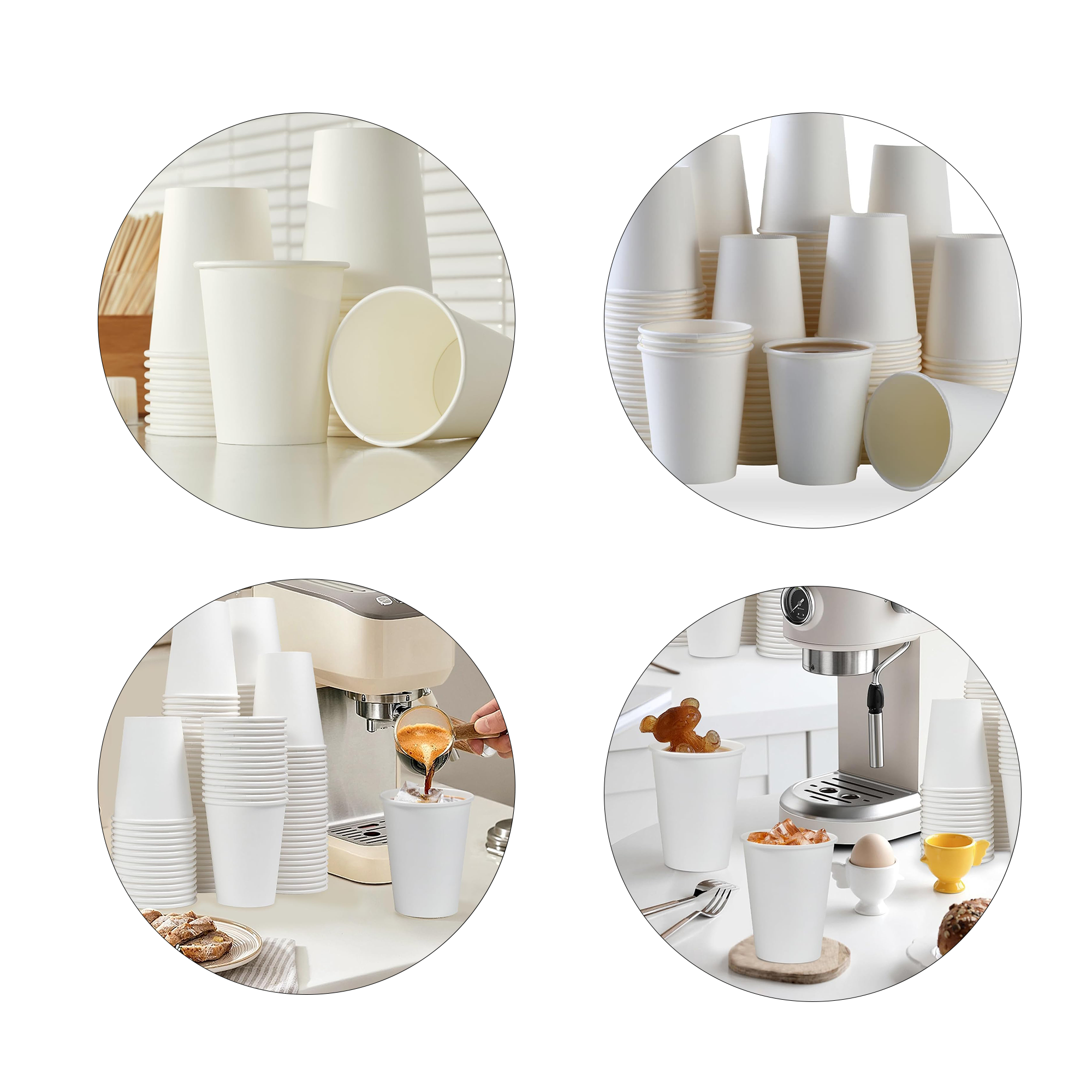 8 oz Custom Disposable Paper Cup 1