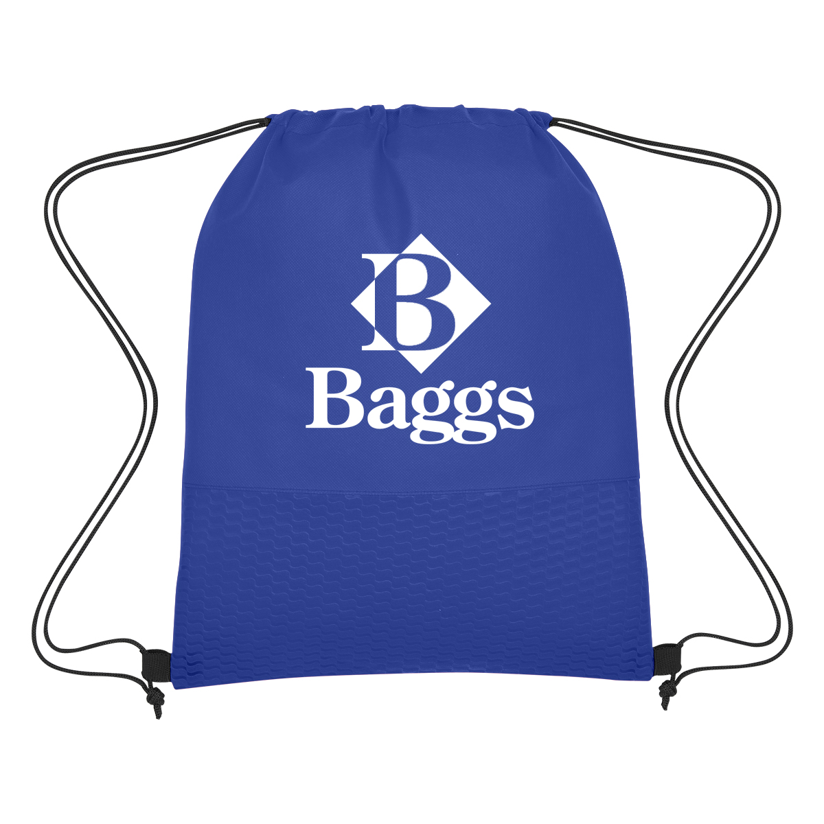 Wave Design Non-Woven Drawstring Bag 3