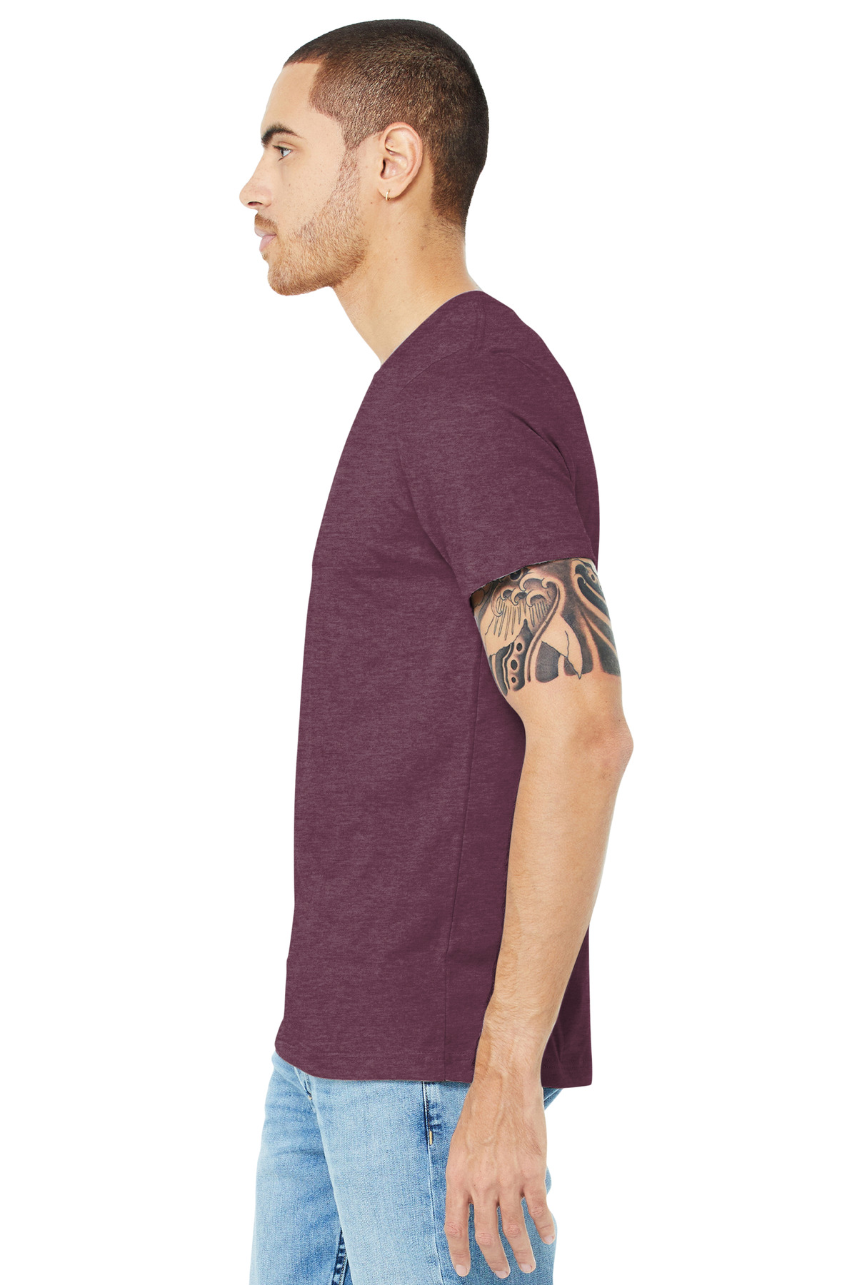 BELLA+CANVAS Unisex Heather CVC Short Sleeve Tee. BC3001CVC 236