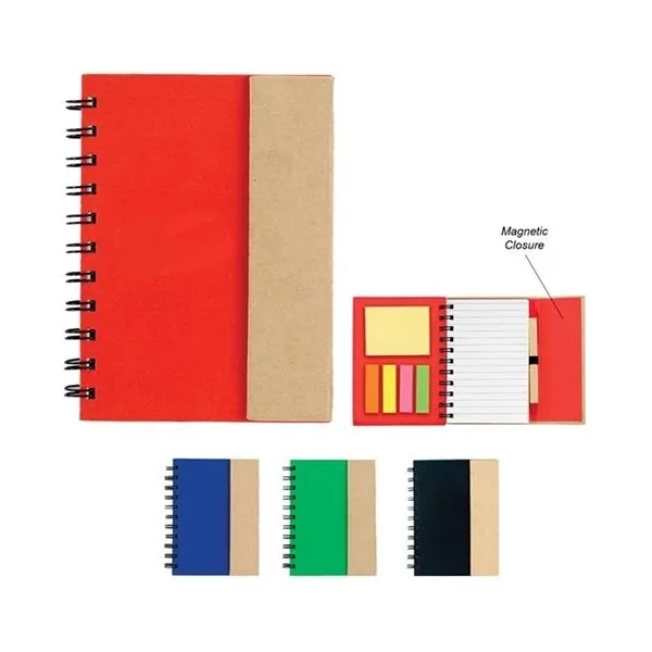 Notepad With Pen In Holder And Sticky Notes 4