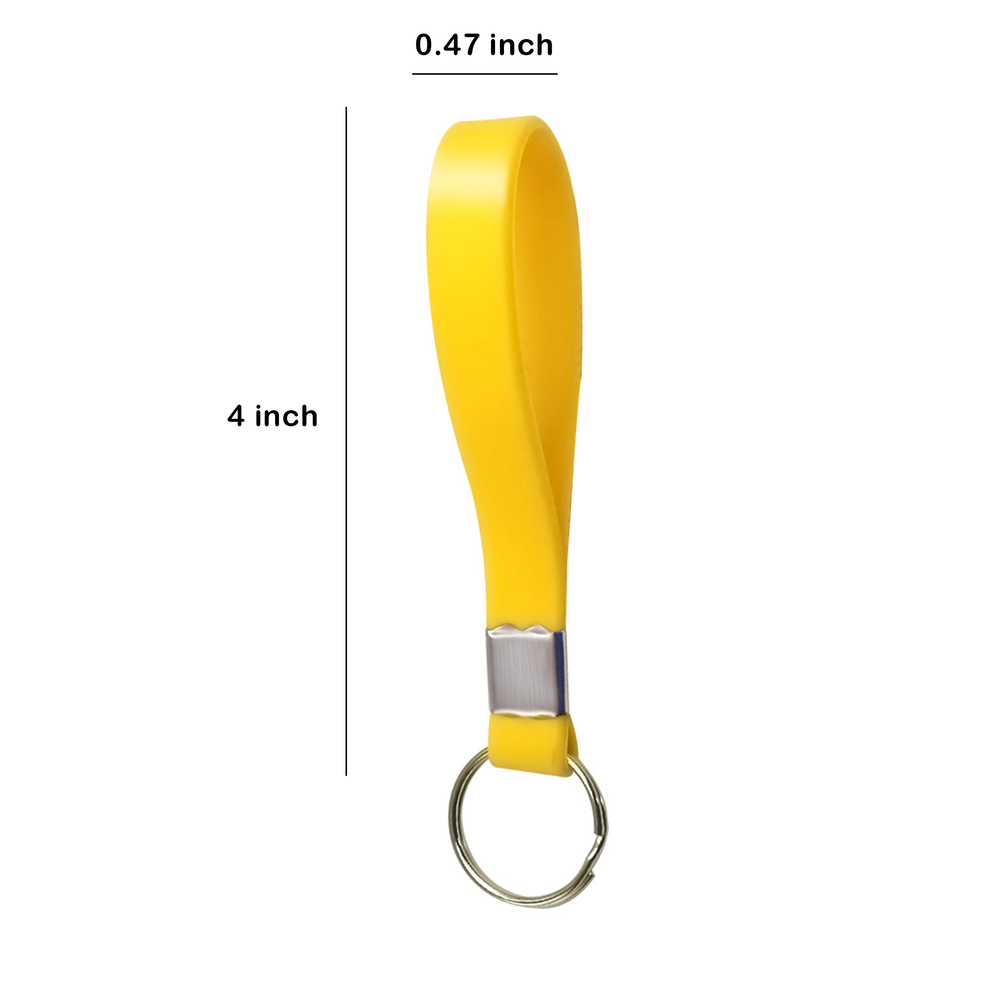 Colorful Silicone Keychain Wristband 6