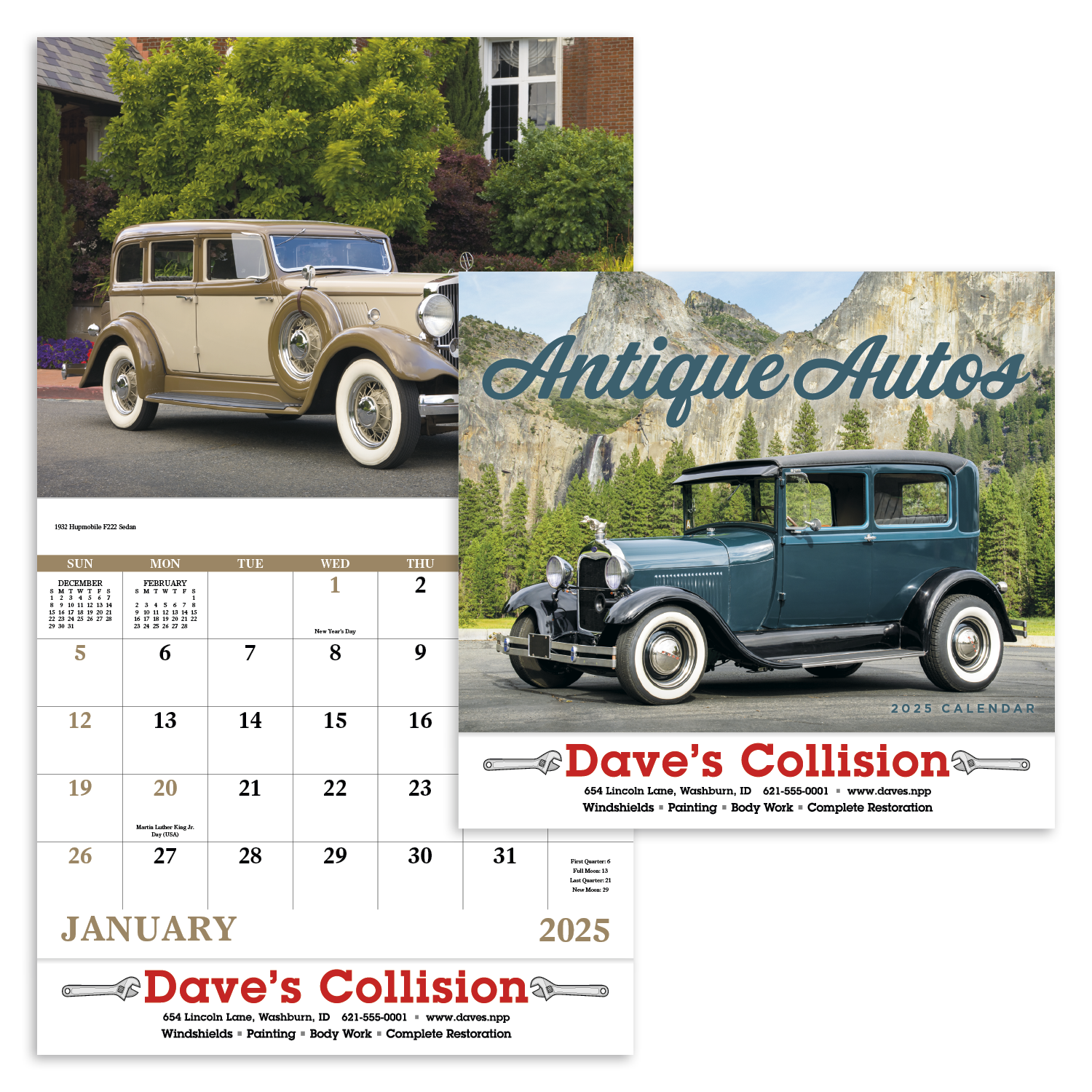 Good Value™ Antique Autos Calendar 8