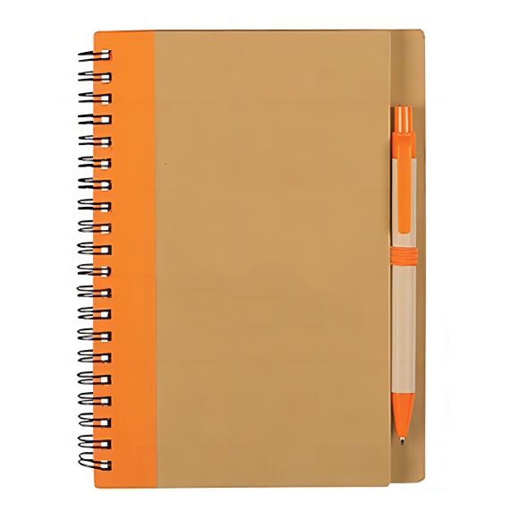 Eco Spiral Notebook w/Pen 5