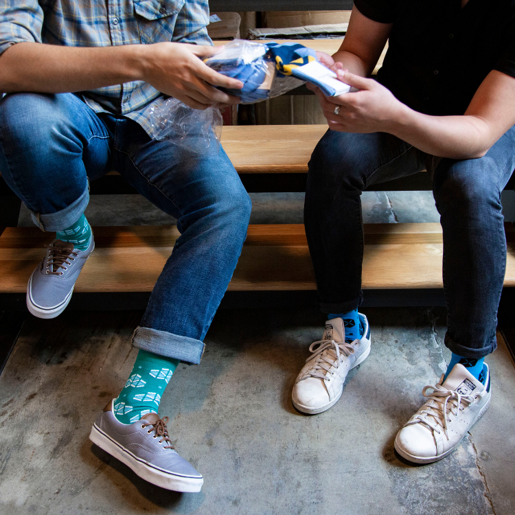 One For One Donation Sock - Give Back Program, One Sock Donated for Each Sock Purchased 3