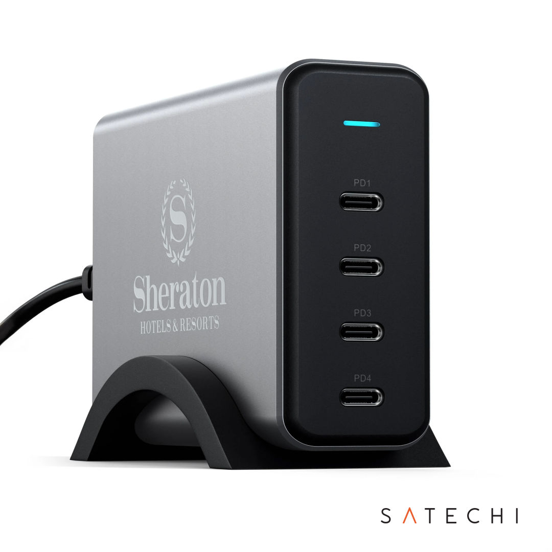 SATECHI® 165W USB-C 4-Port PD GaN Charger