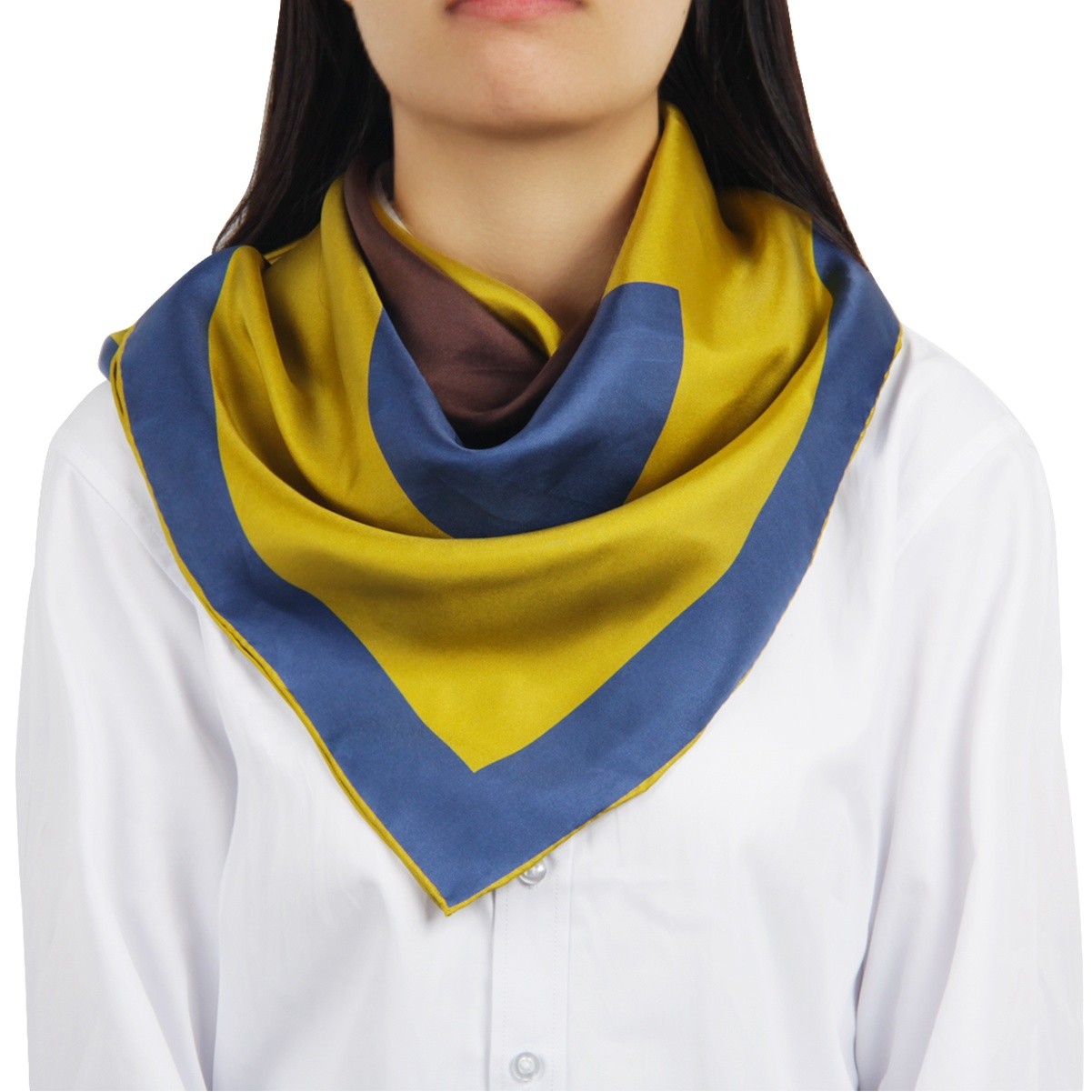 23"x 23"--Custom Silk Square Scarf w/ Fashion Pattern 3