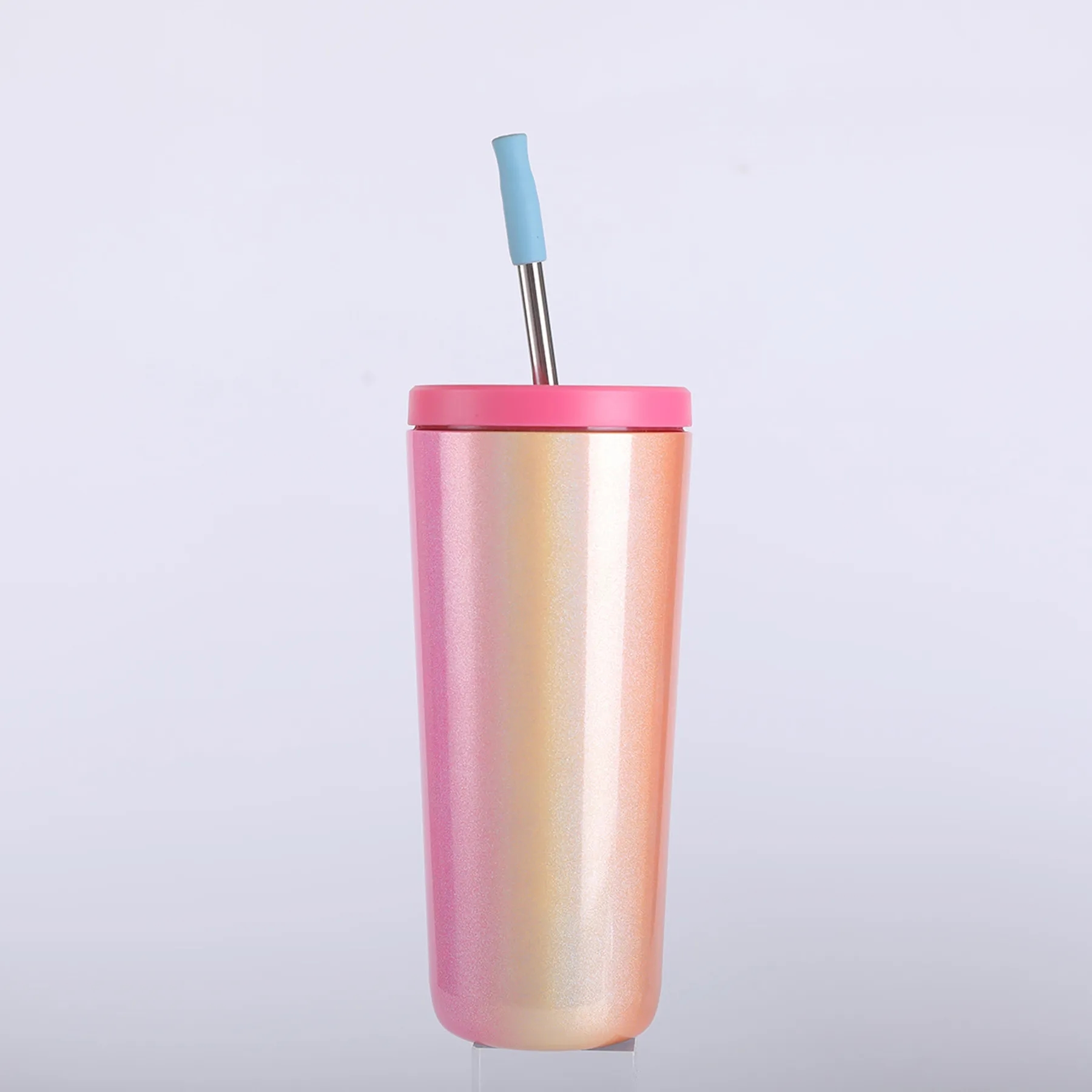 25 Oz. Gradient Stainless Steel Vacuum Tumbler with Straw 7