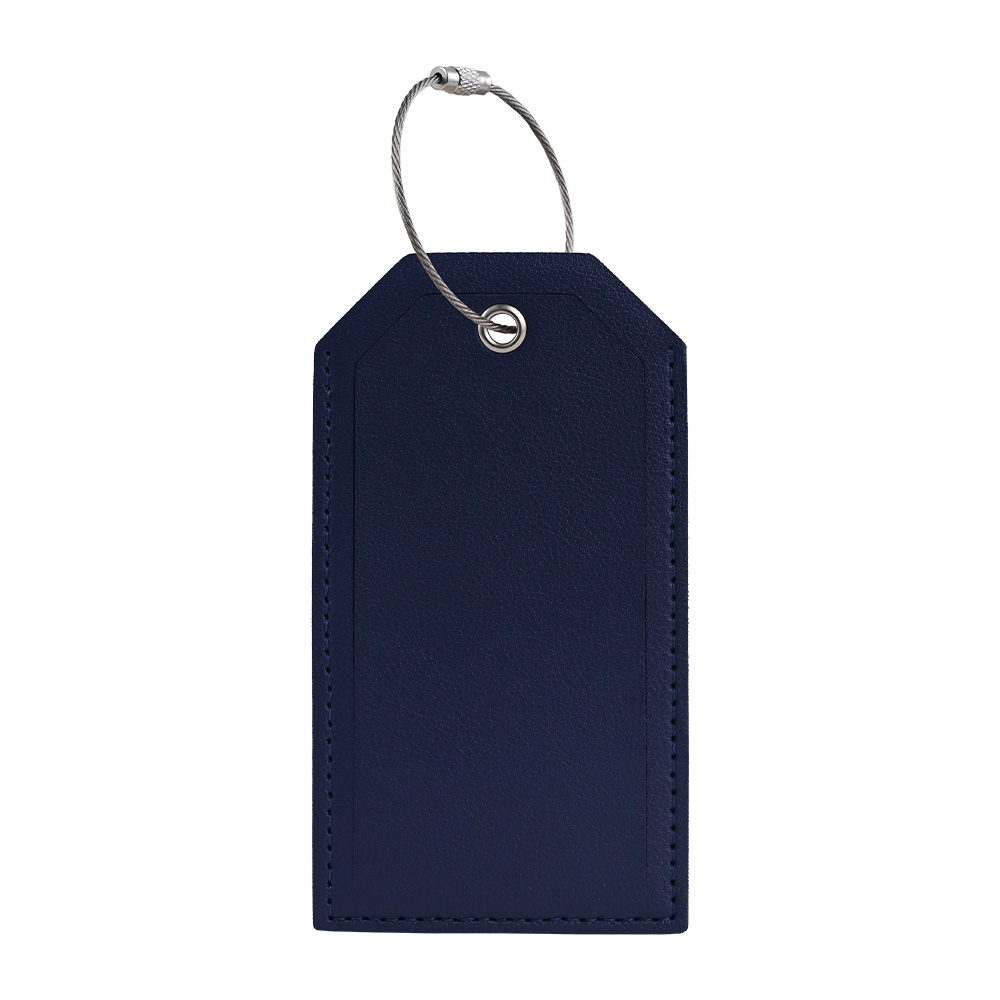 Soft Vegan Leather Luggage Tag 9