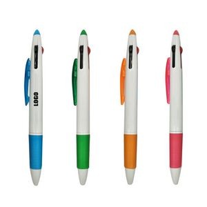 Gradual Color Barrel Pen With Highlighter And Stylus 21