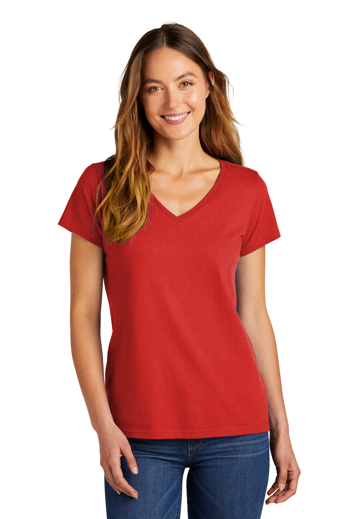 District Women's The Concert Tee V-Neck DT5002 52