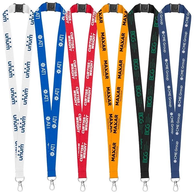 3/4" Eco Friendly rPET Lanyard with Safety Breakaway 4