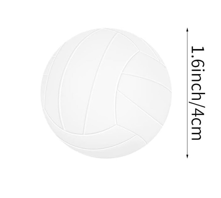 1.6 Inch Volleyball Stress Ball 3