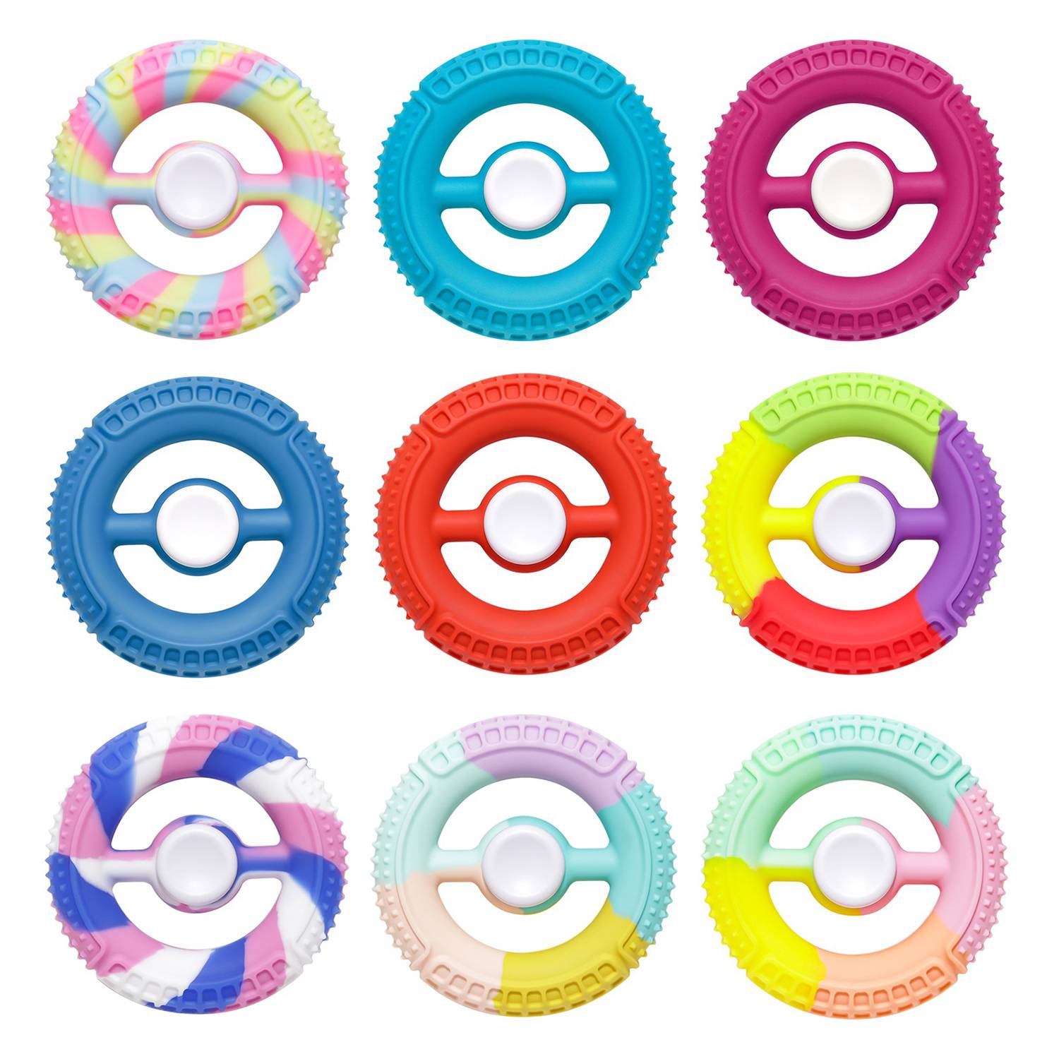Silicone Round Fidget Spinner 2