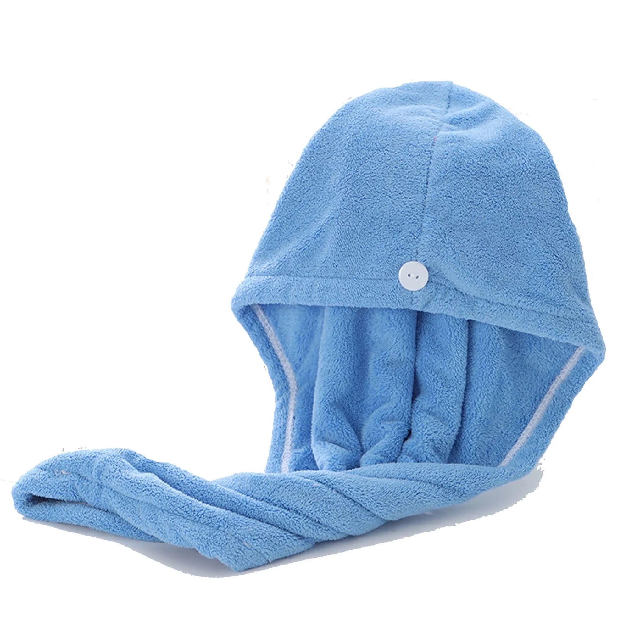 Coral Velvet Hair Fast Dry Towel Cap 6