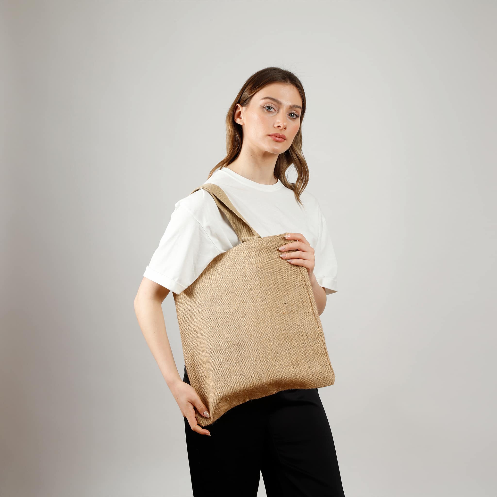 Basic Jute Tote Bag 10