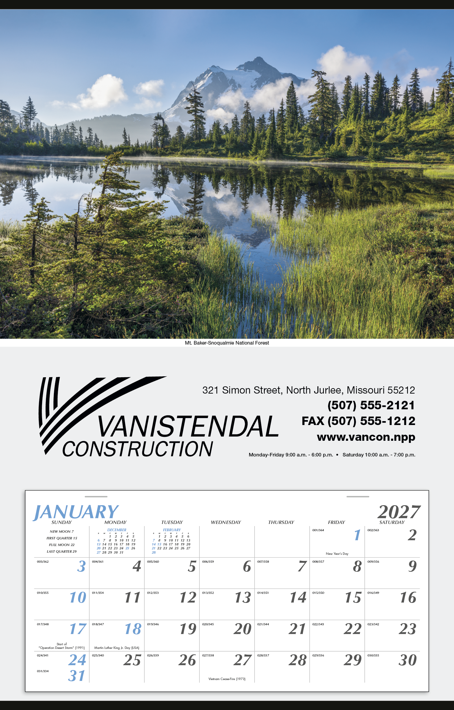 Triumph® Calendars Large Hanger Calendar 31