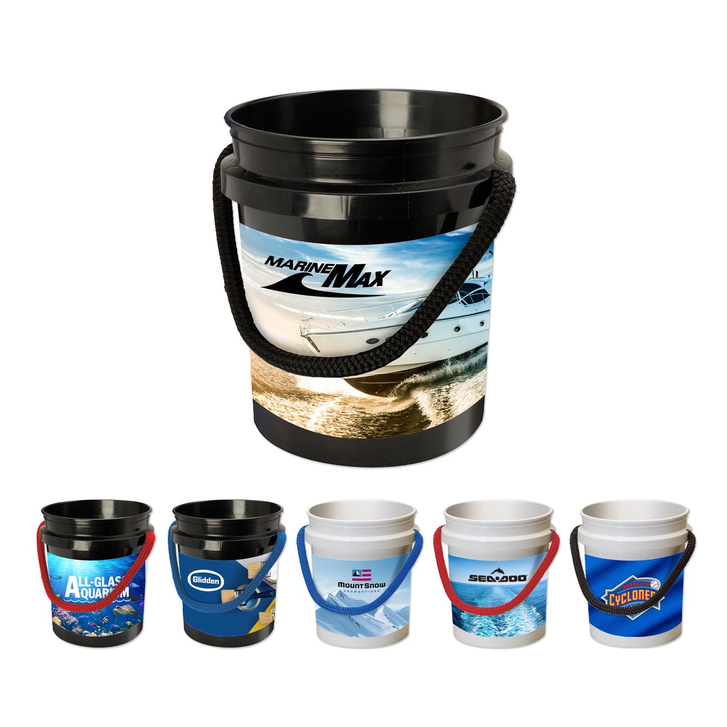 5 Gallon Custom Rope Handle Bucket 4
