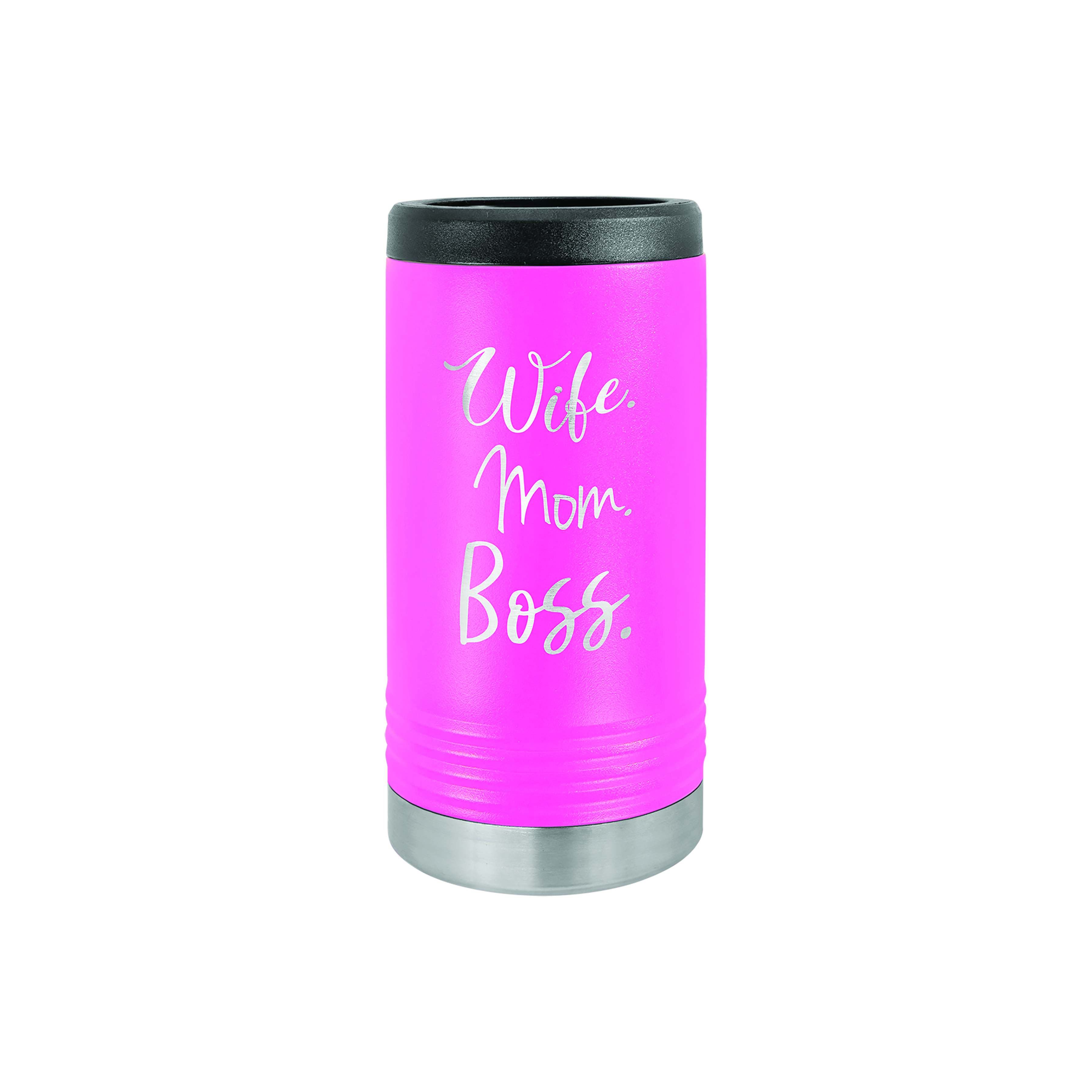 12 Oz. Polar Camel Stainless Steel Slim Can Cooler 21