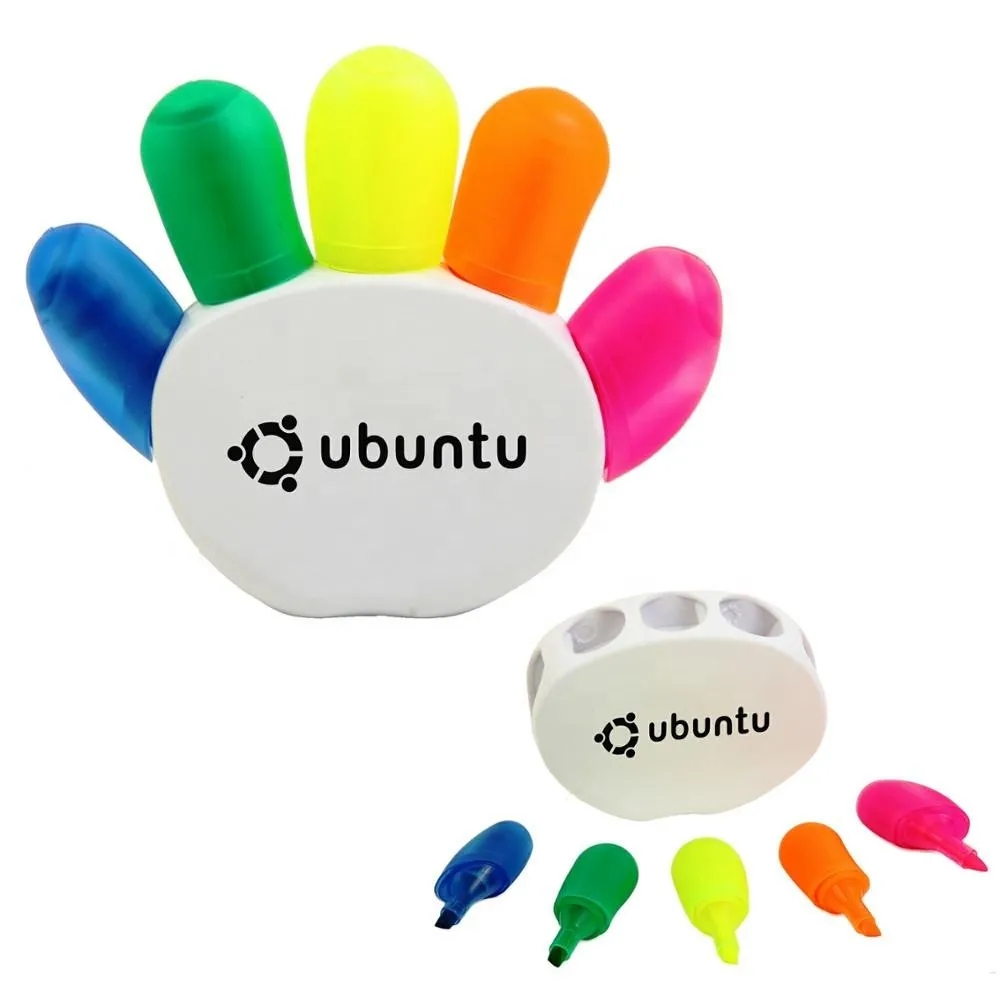 Unique Palm Five Fingers Highlighters 4