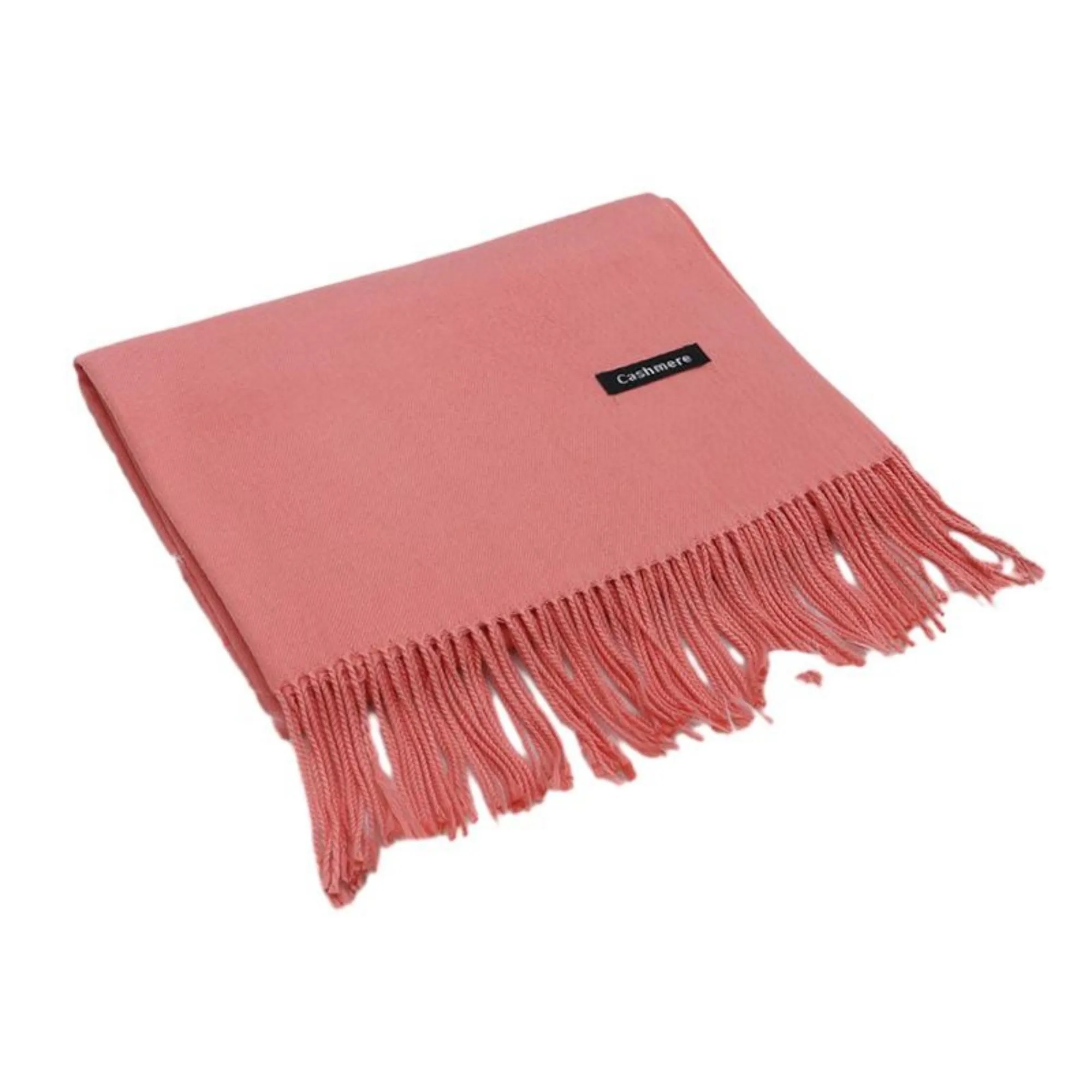 Winter Imitation Cashmere Scarf With Tassels MOQ 100PCS 22
