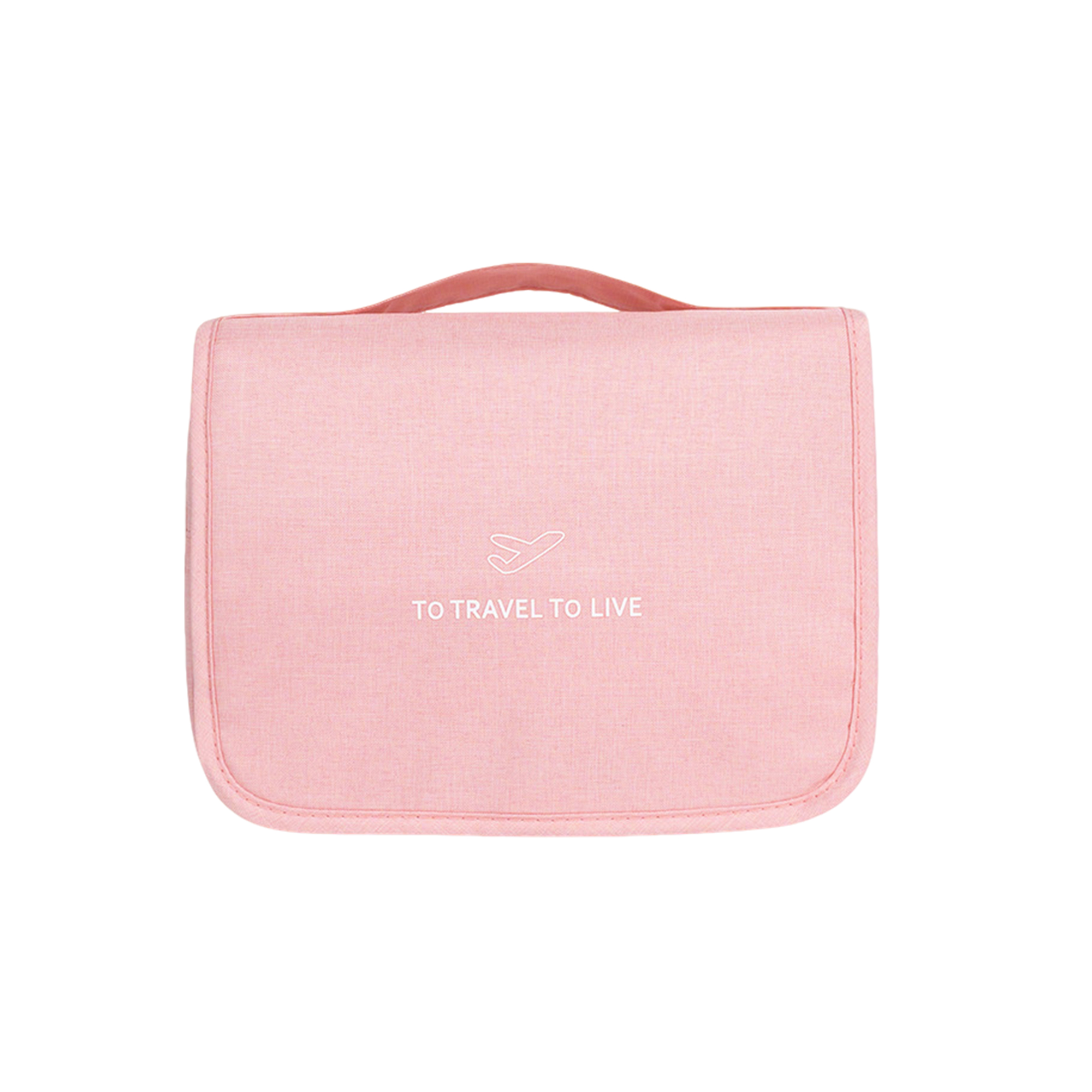 U Shape Zipper Hanging Travel Toiletry Organizer 8.9" Length X 3.4" Width X 16.8" Height 8