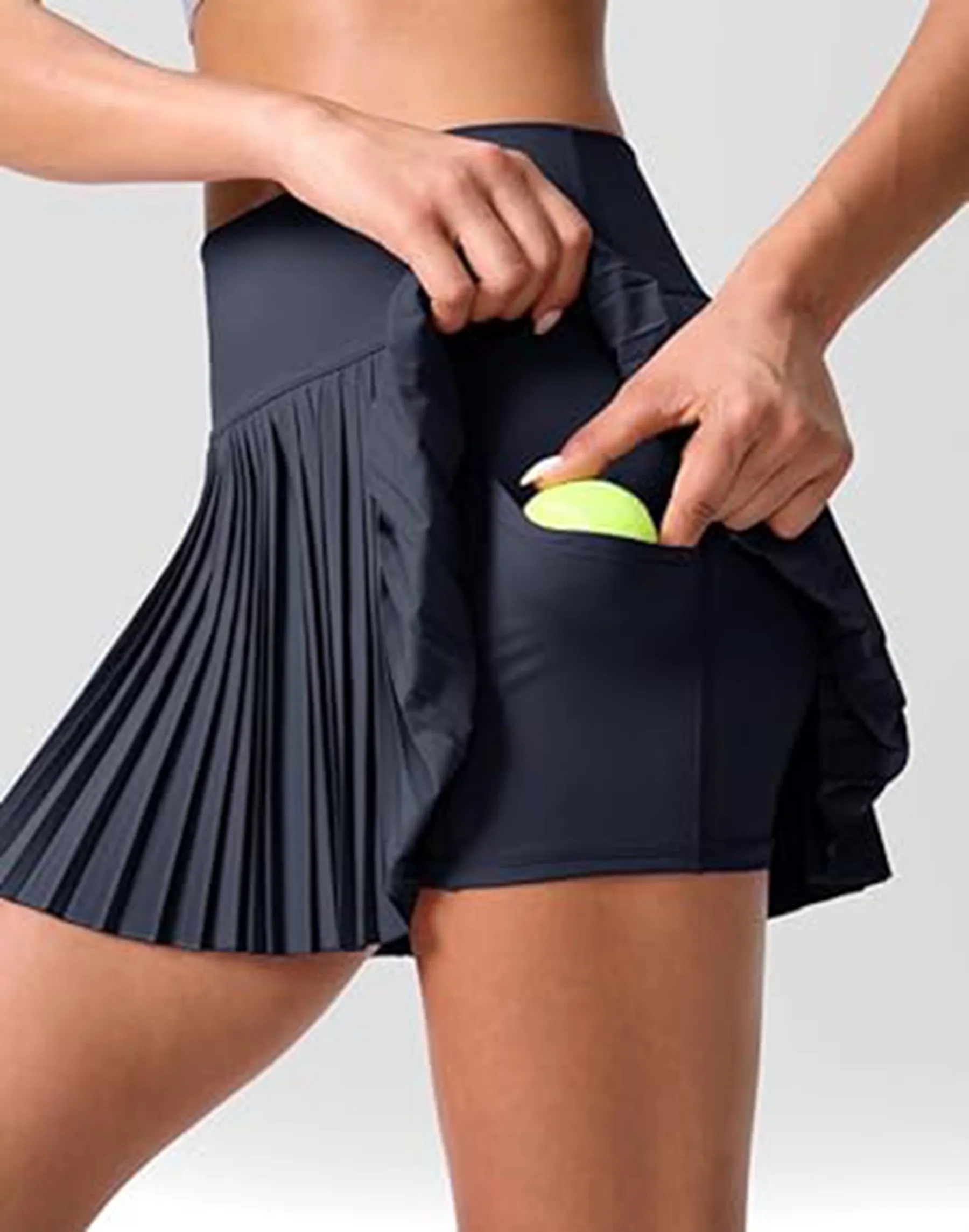 Women Pleated Tennis Skirts with Shorts 5