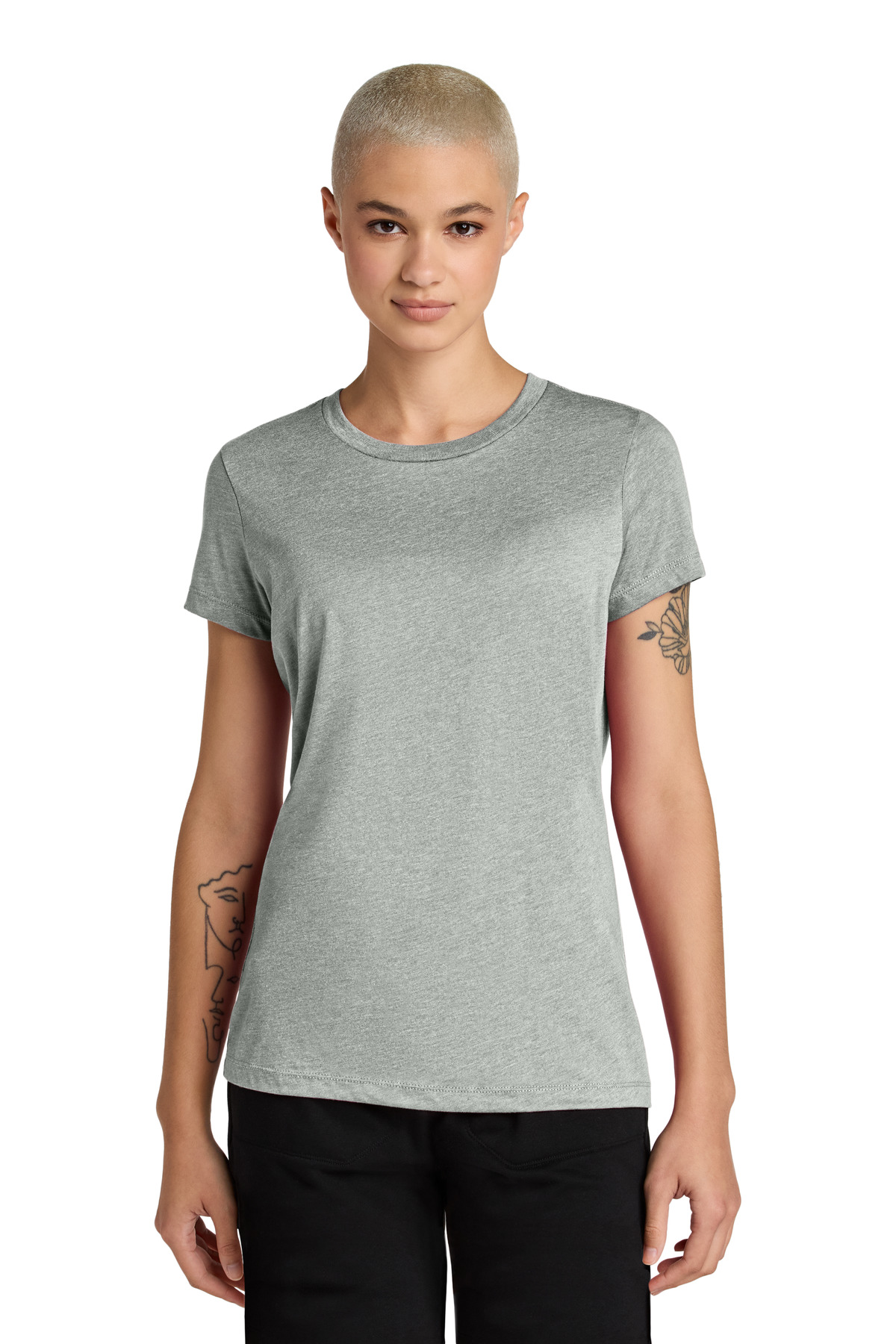 District Women's Perfect Weight CVC Tee DT188 44