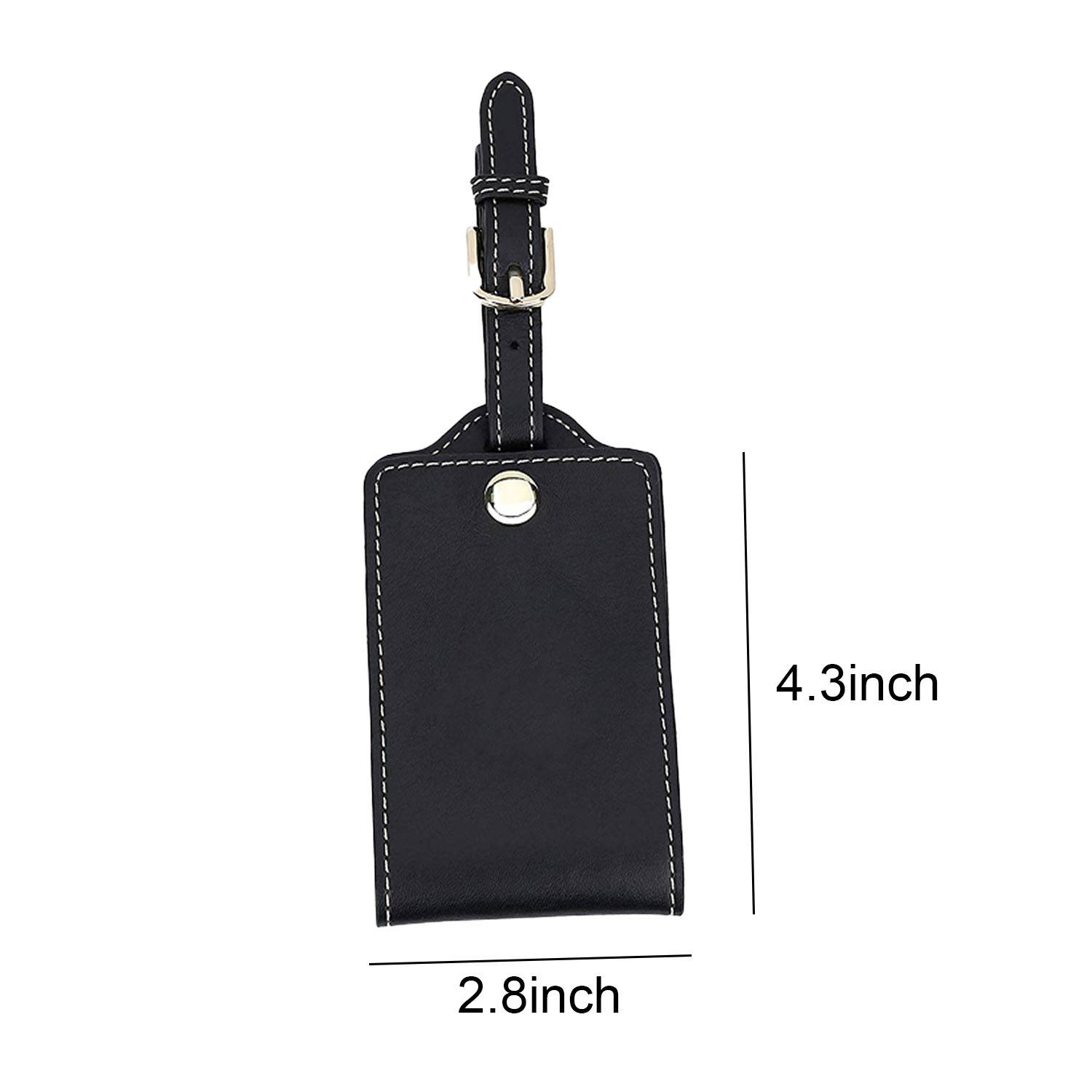 PU Leather Luggage Tag 5