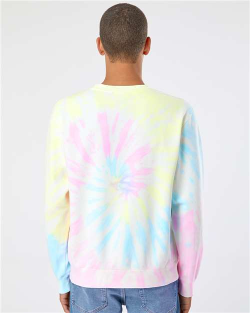 Unisex Midweight Tie-Dyed Crewneck Sweatshirt - PRM3500TD 53