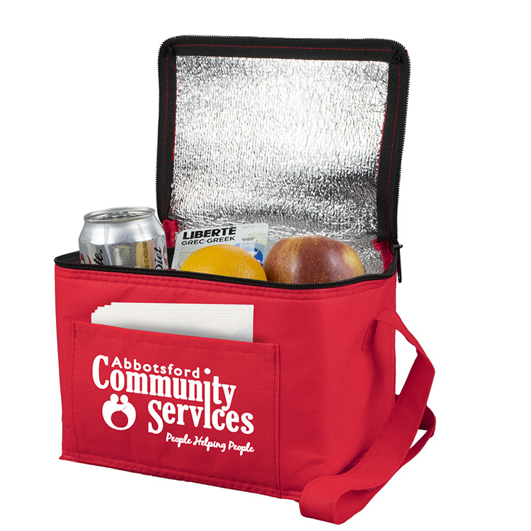 8" W x 6" D x 6" H - "Cool-It" Non-Woven Insulated Cooler Bag 5