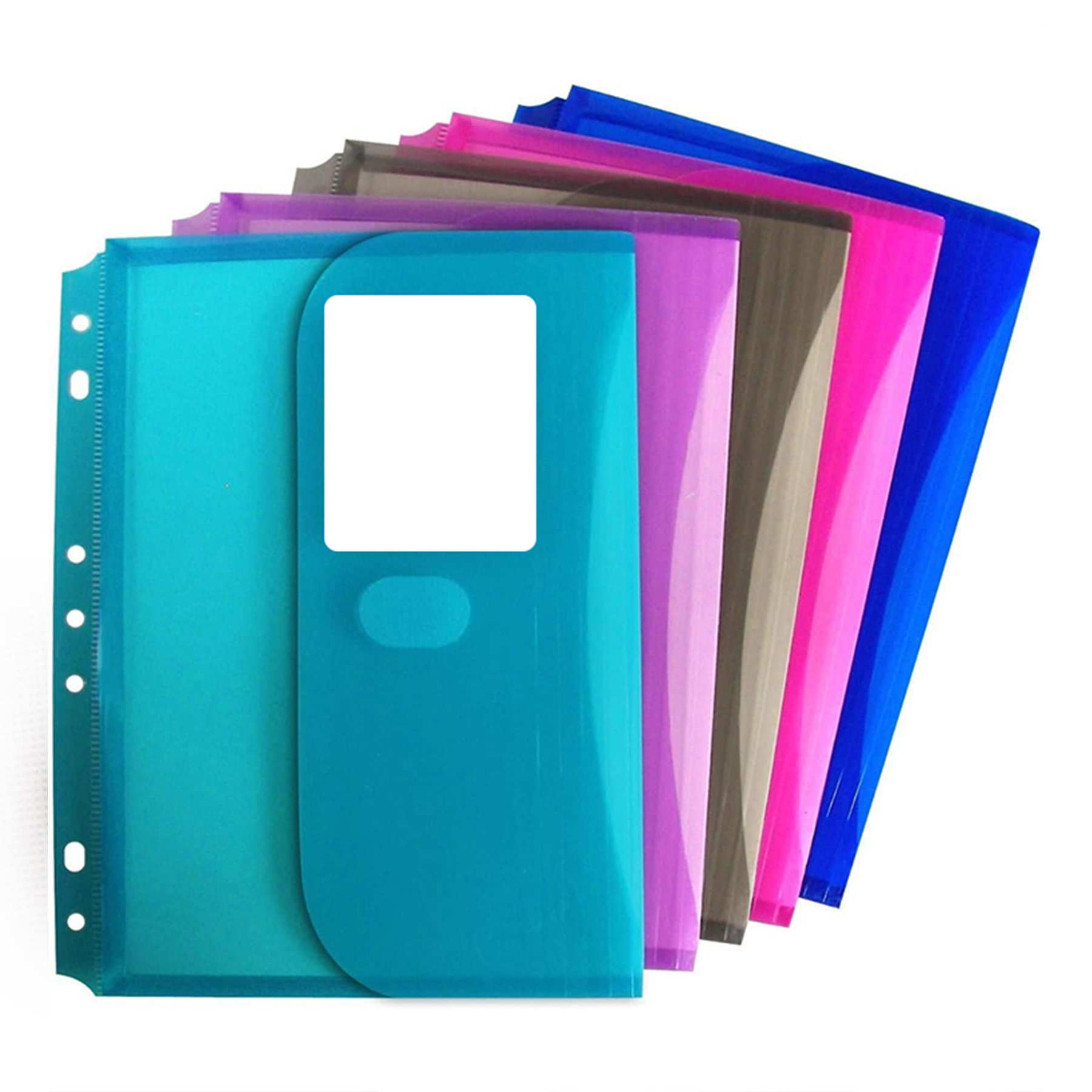 5Pcs Mini Poly Binder Pocket 1