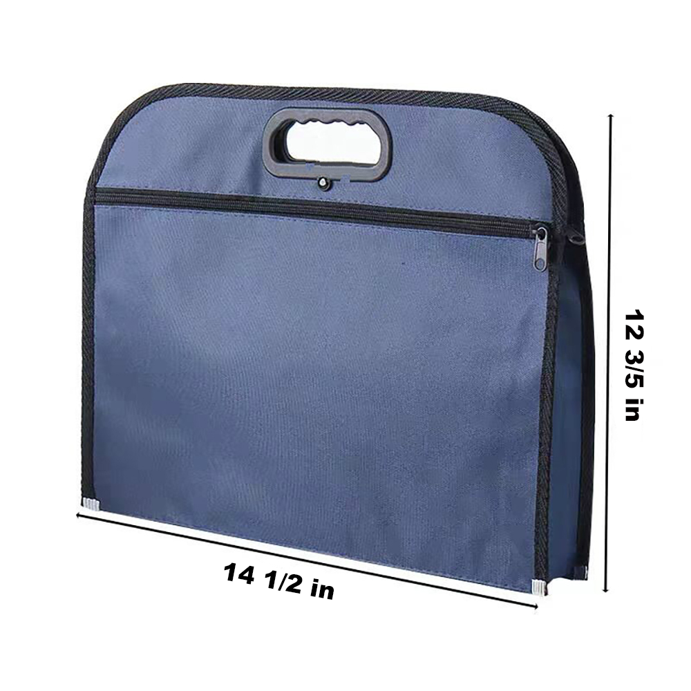 Document Bag Briefcase with Zipper 7
