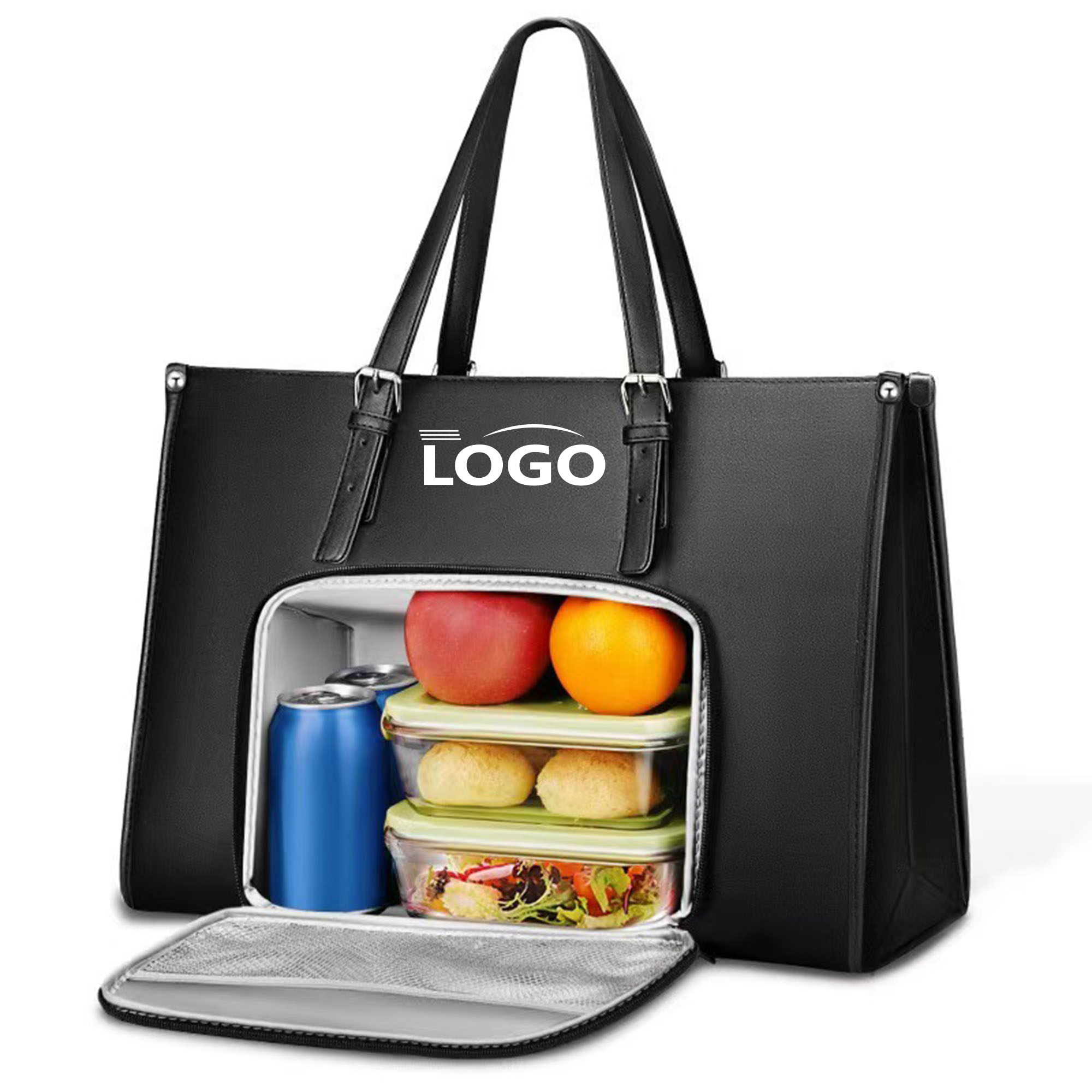 Laptop Tote with Insulated Lunch Compartment 3