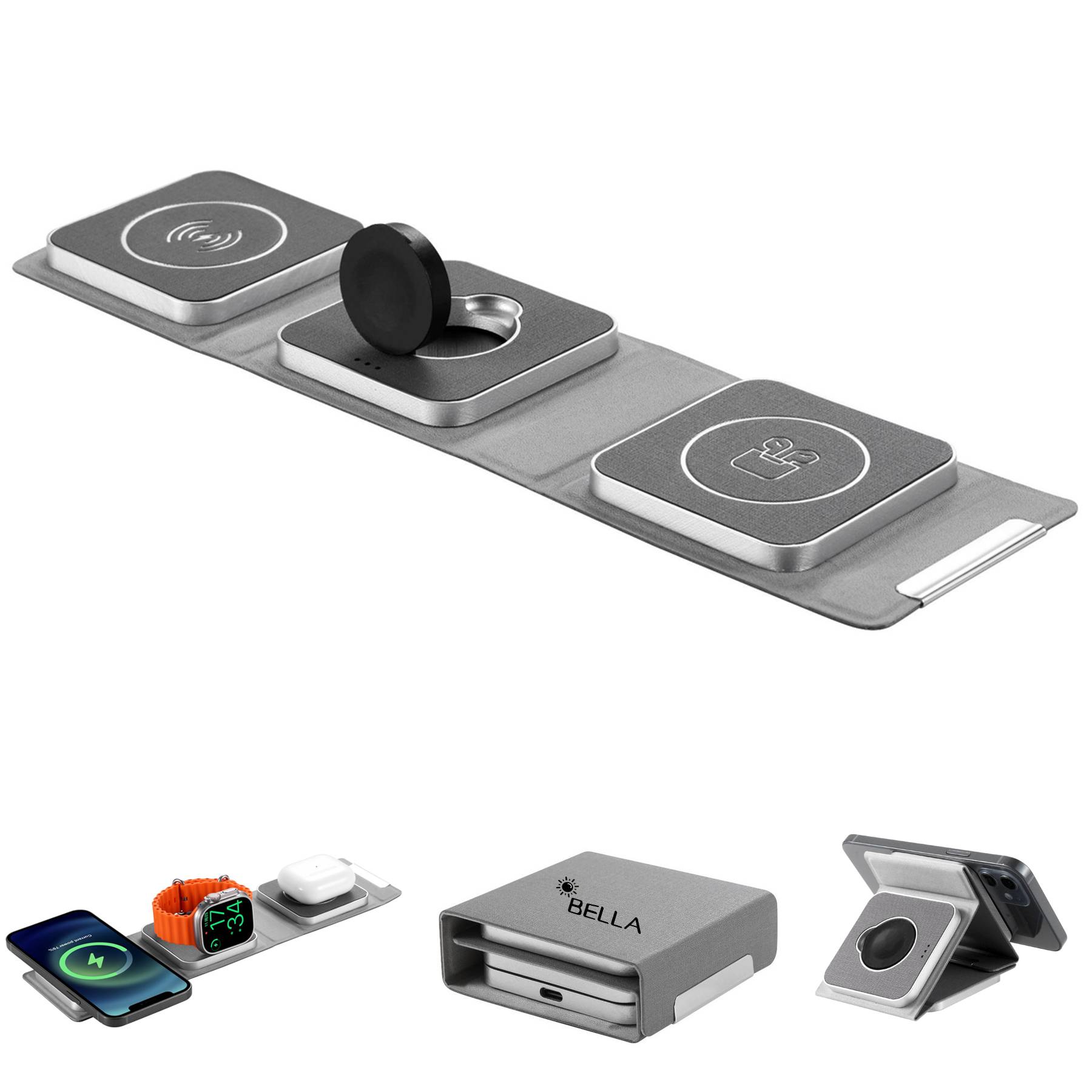 Travel 3 in 1 Charging Station for Multiple Devices Apple Co