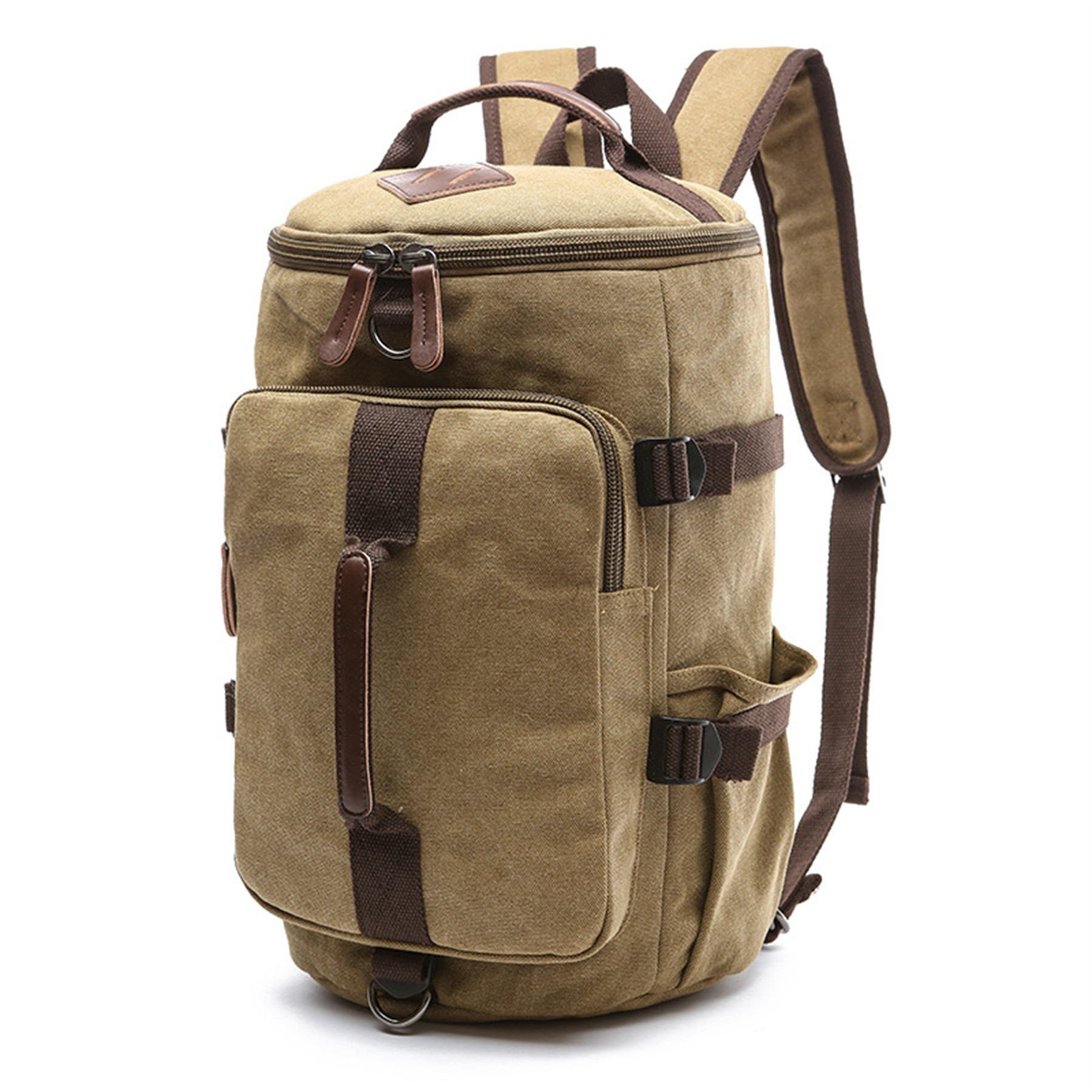 Vintage Canvas Convertible Travel Backpack 7